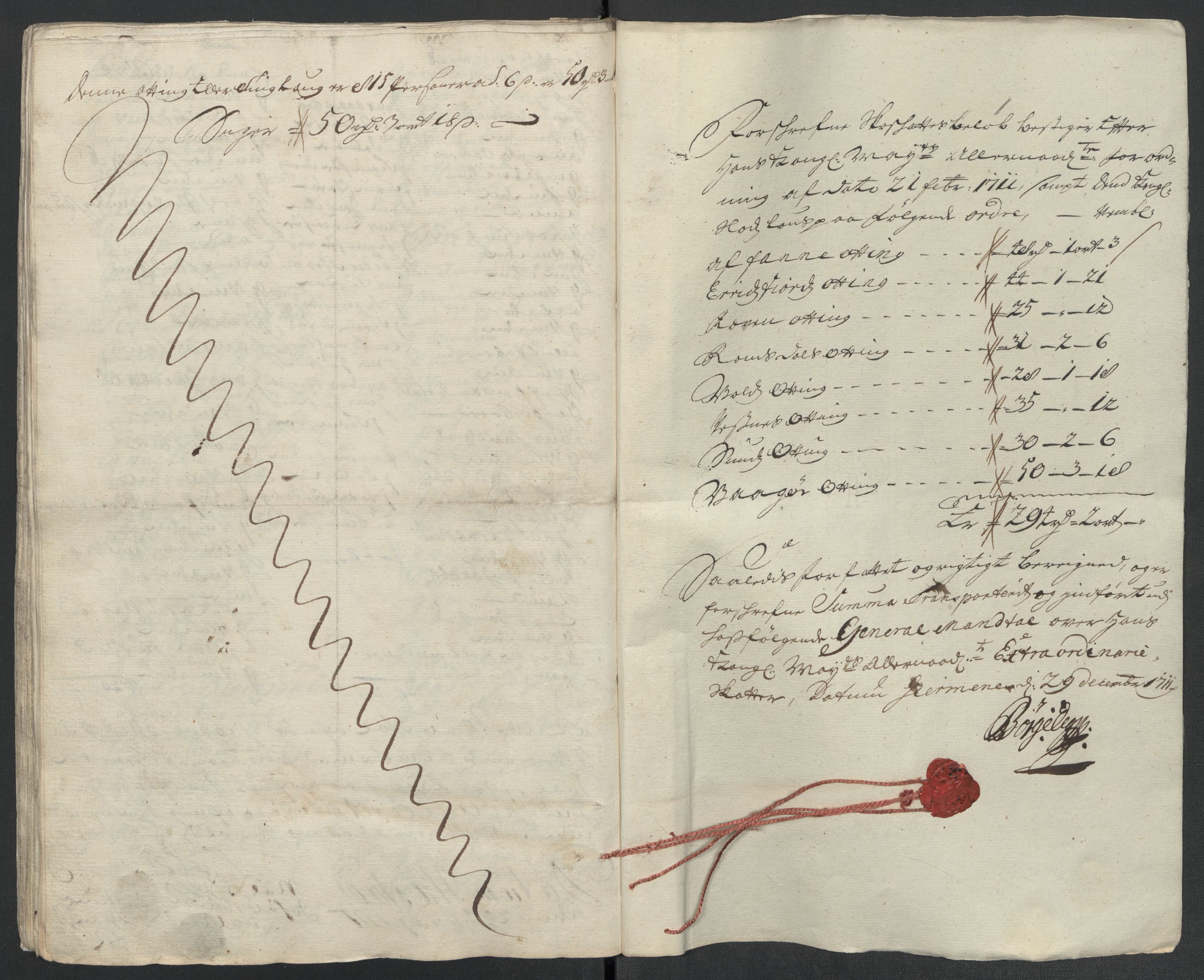 Rentekammeret inntil 1814, Reviderte regnskaper, Fogderegnskap, RA/EA-4092/R55/L3660: Fogderegnskap Romsdal, 1711, p. 212