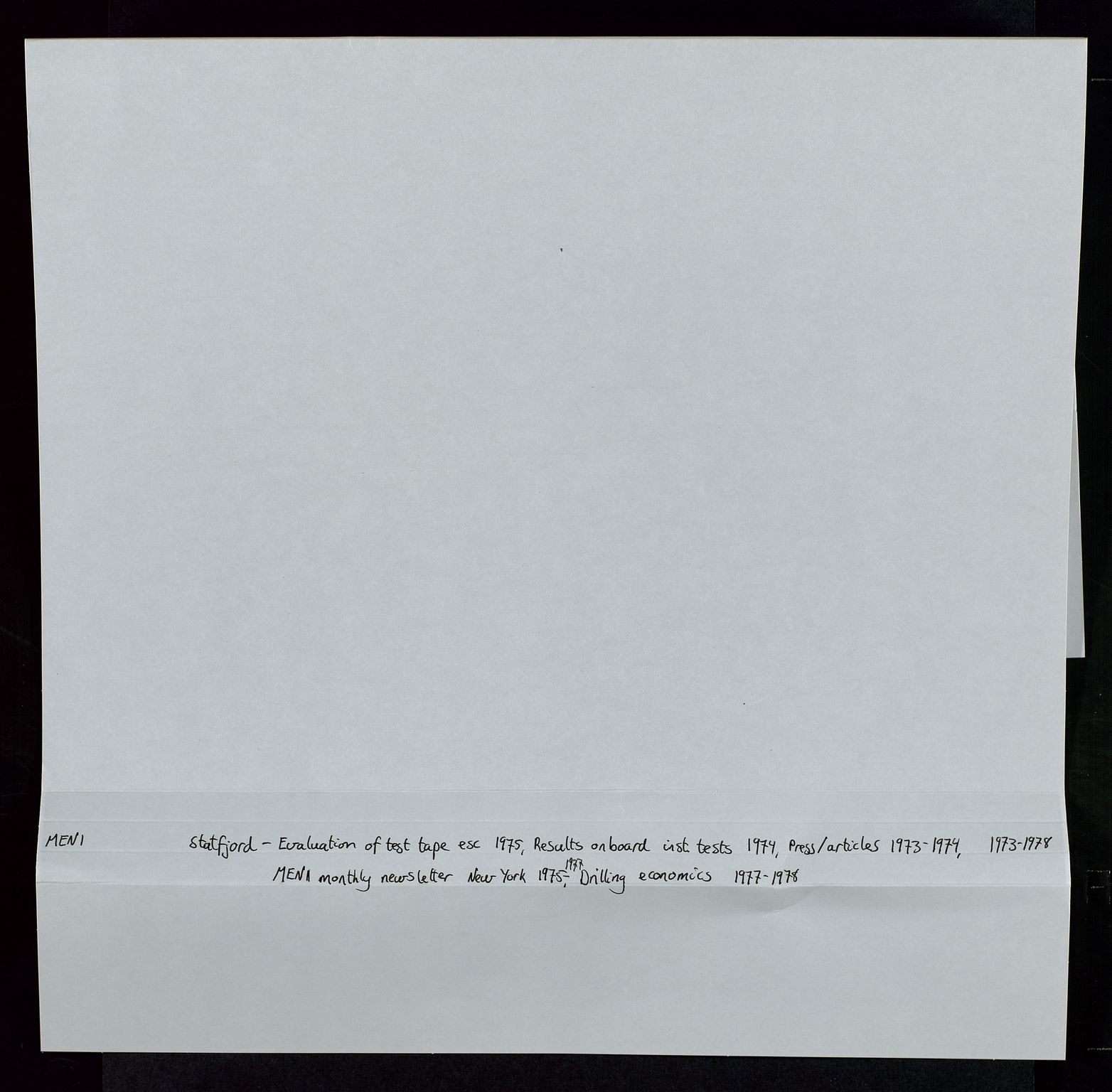 Pa 1578 - Mobil Exploration Norway Incorporated, AV/SAST-A-102024/4/D/Da/L0116: S.E. Smith - Sak og korrespondanse, 1973-1976, p. 2