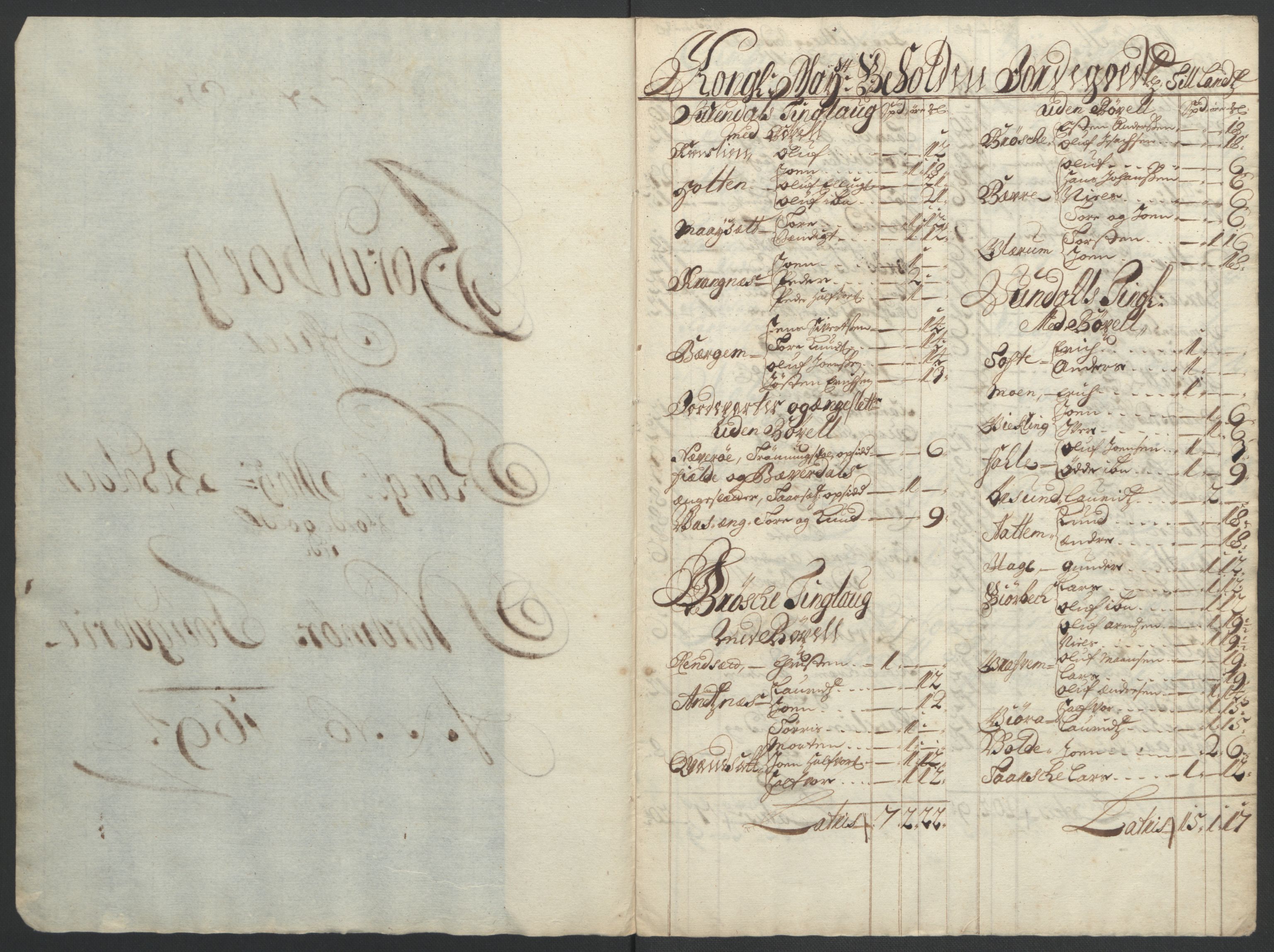 Rentekammeret inntil 1814, Reviderte regnskaper, Fogderegnskap, RA/EA-4092/R56/L3736: Fogderegnskap Nordmøre, 1694-1696, p. 98