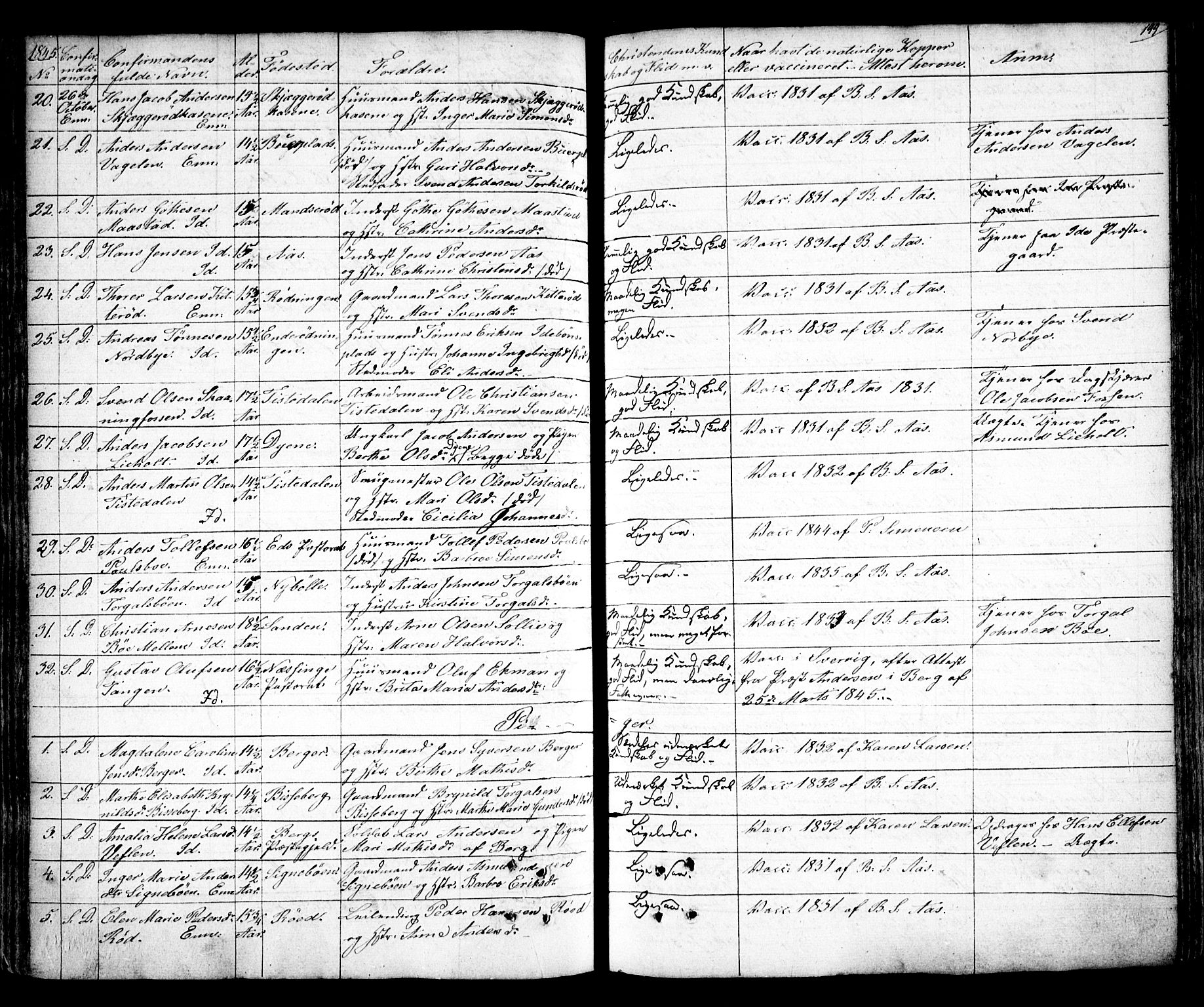 Idd prestekontor Kirkebøker, SAO/A-10911/F/Fc/L0003: Parish register (official) no. III 3, 1832-1847, p. 199