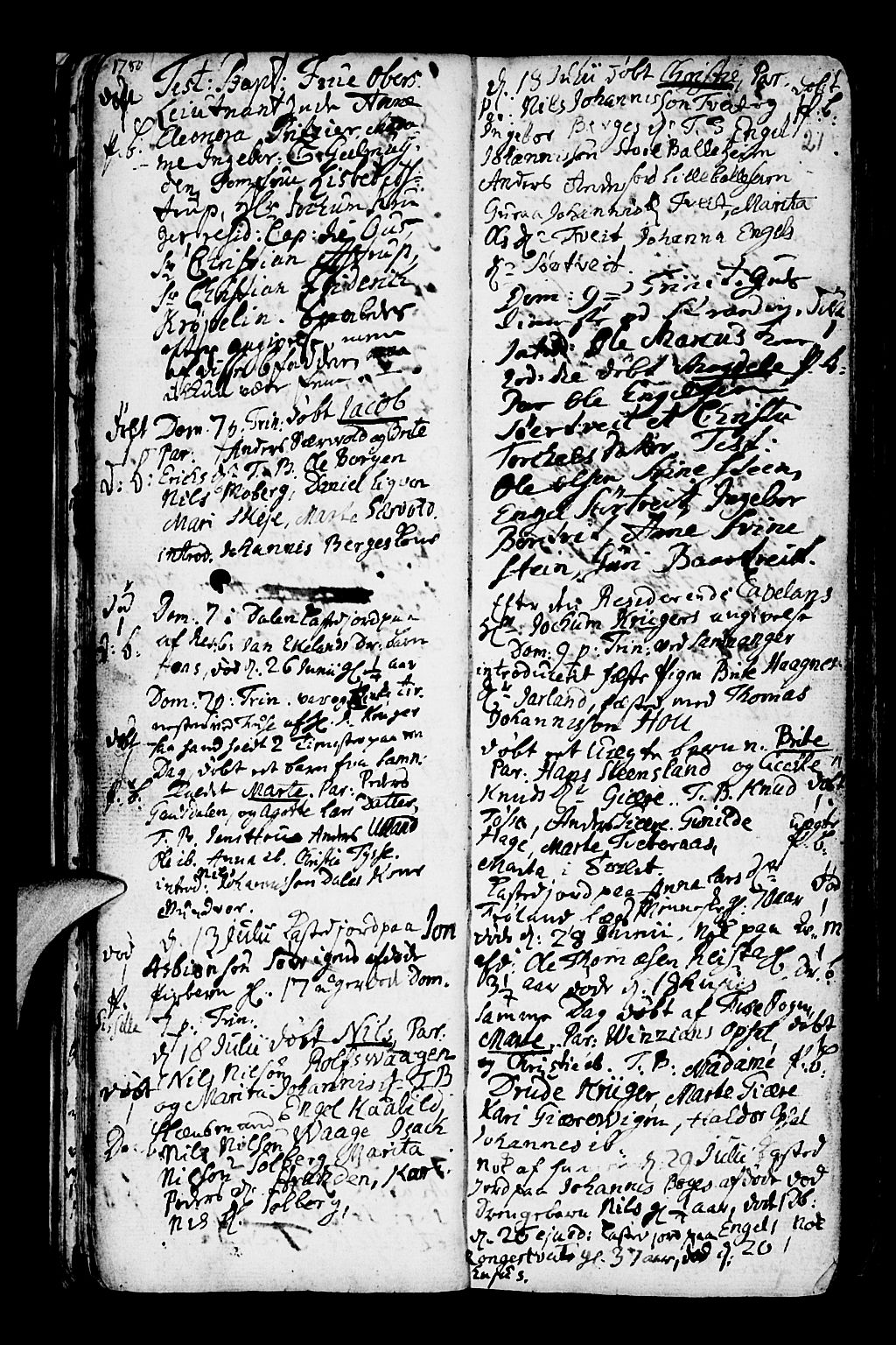 Os sokneprestembete, AV/SAB-A-99929: Parish register (official) no. A 10, 1779-1788, p. 21