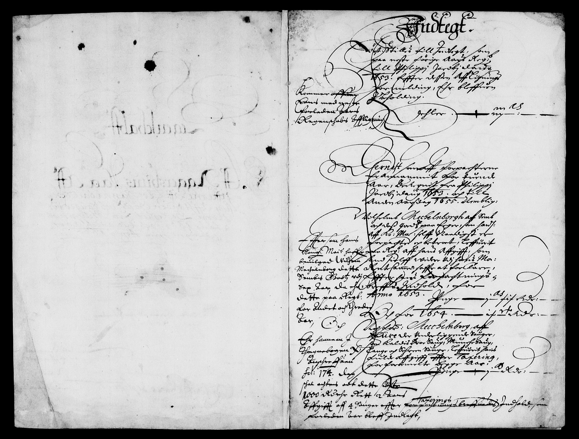 Rentekammeret inntil 1814, Reviderte regnskaper, Lensregnskaper, AV/RA-EA-5023/R/Rb/Rba/L0226: Akershus len, 1653-1656
