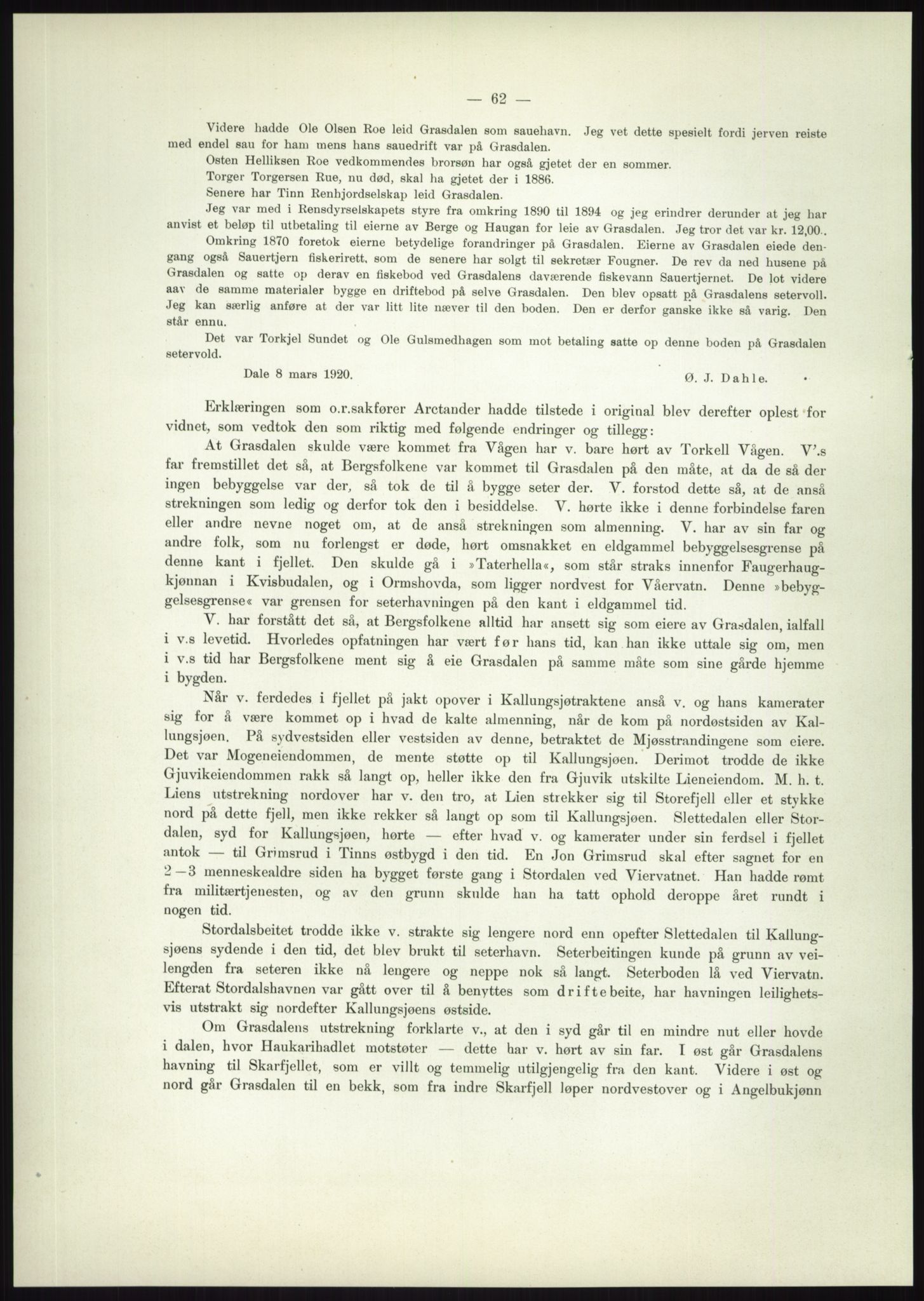 Høyfjellskommisjonen, AV/RA-S-1546/X/Xa/L0001: Nr. 1-33, 1909-1953, p. 1649