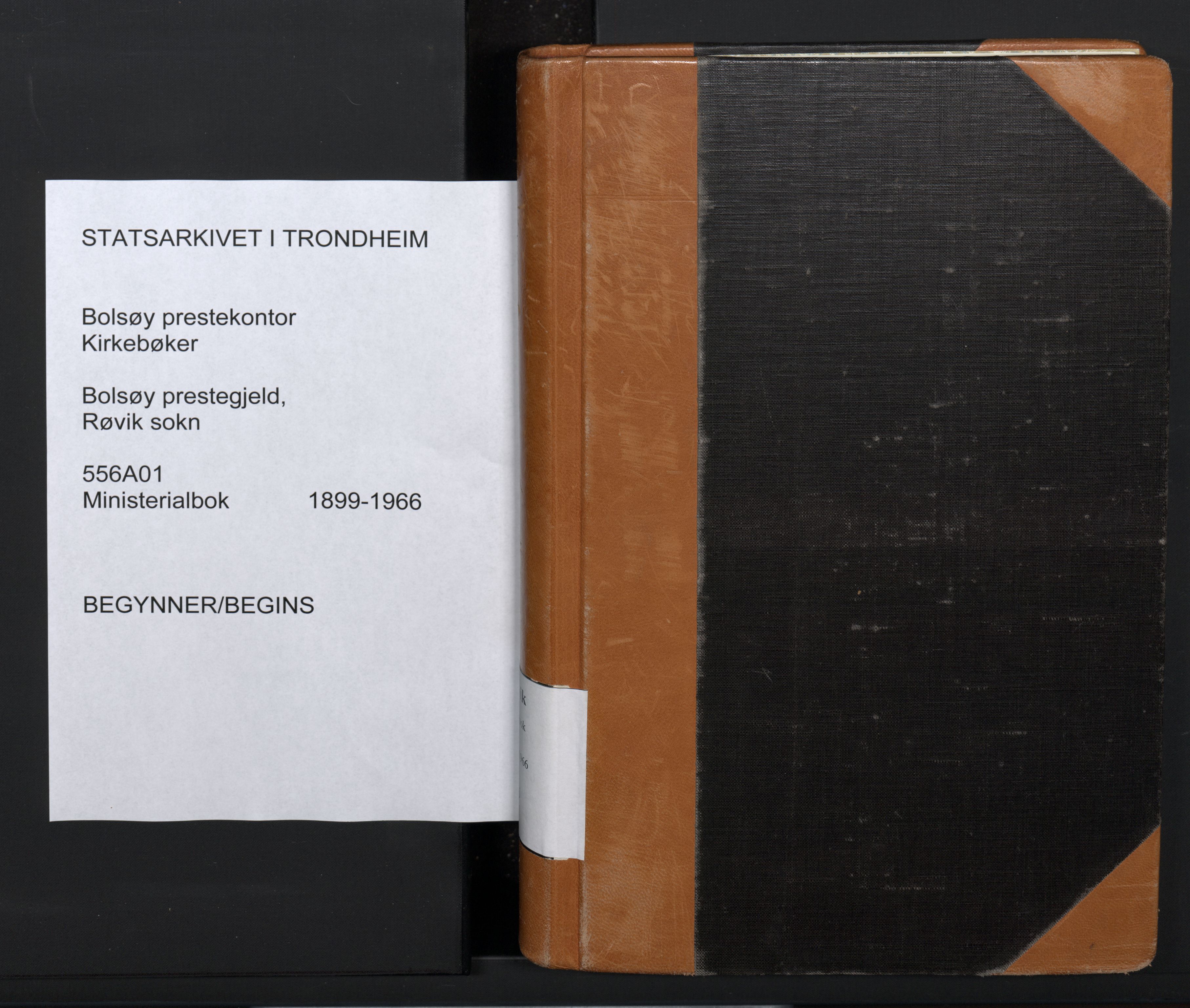 Ministerialprotokoller, klokkerbøker og fødselsregistre - Møre og Romsdal, SAT/A-1454/556/L0676: Parish register (official) no. 556A01, 1899-1966