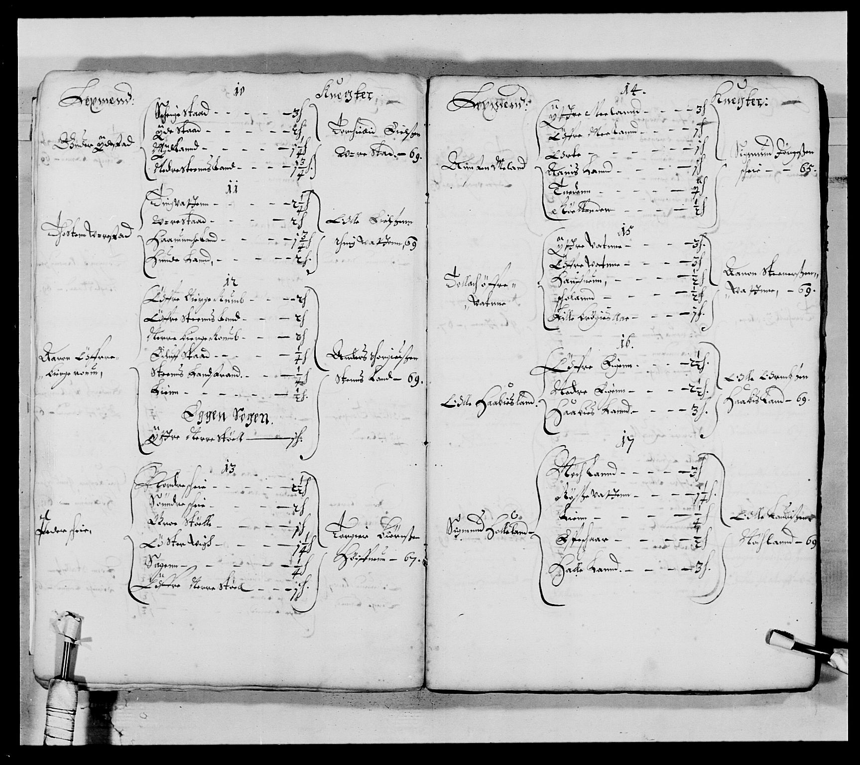 Kommanderende general (KG I) med Det norske krigsdirektorium, AV/RA-EA-5419/E/Ea/L0521: Vesterlenske regiment, 1662-1700, p. 290