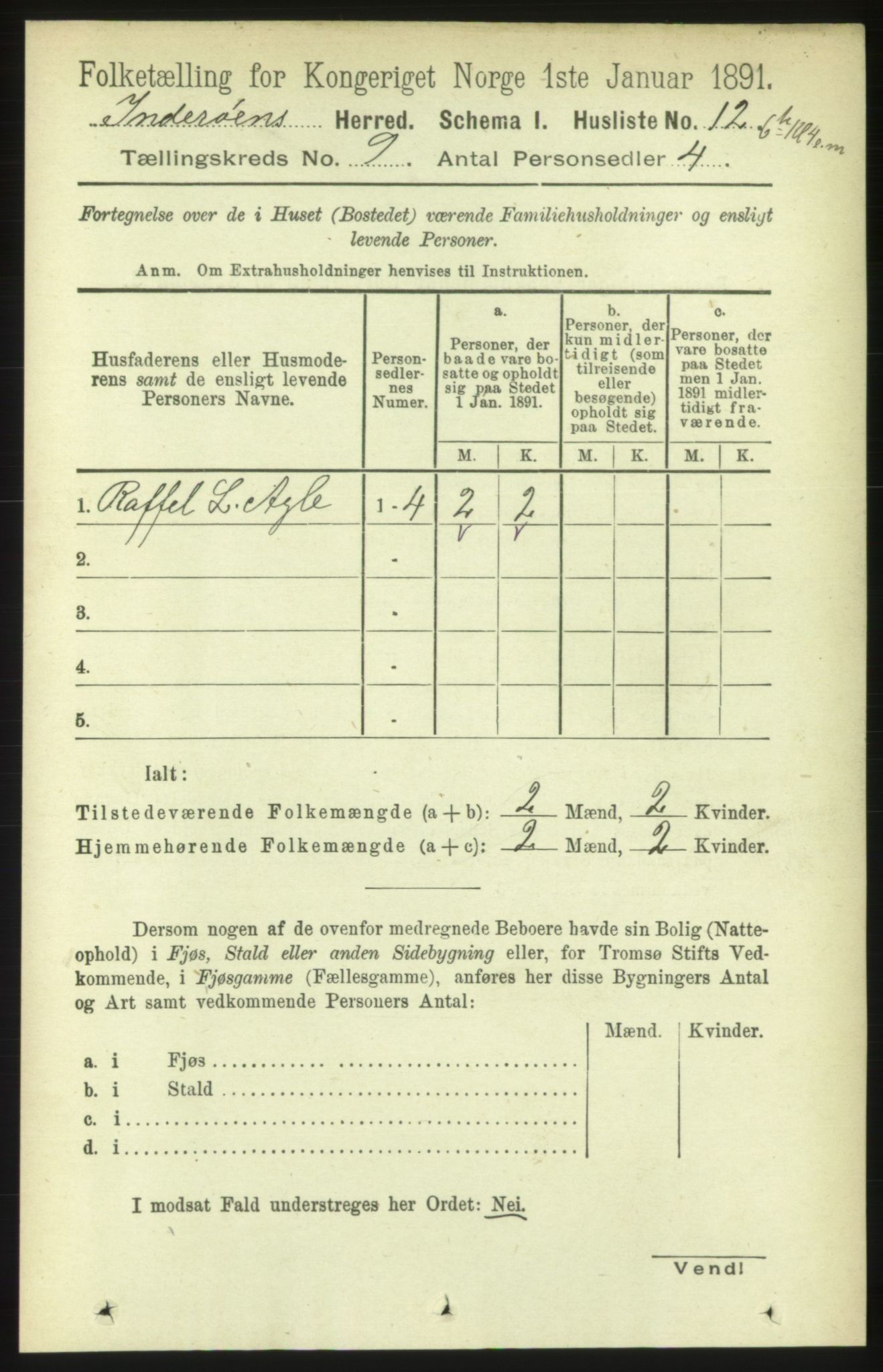 RA, 1891 census for 1729 Inderøy, 1891, p. 5122