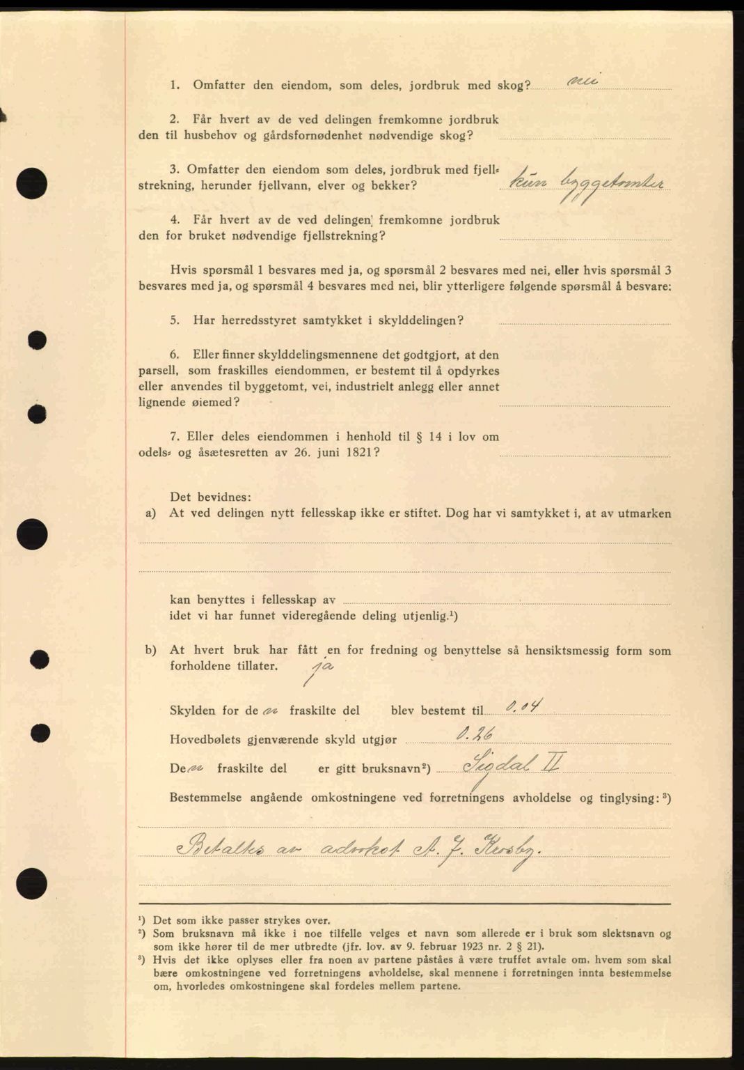 Idd og Marker sorenskriveri, AV/SAO-A-10283/G/Gb/Gbb/L0006: Mortgage book no. A6, 1943-1944, Diary no: : 193/1943