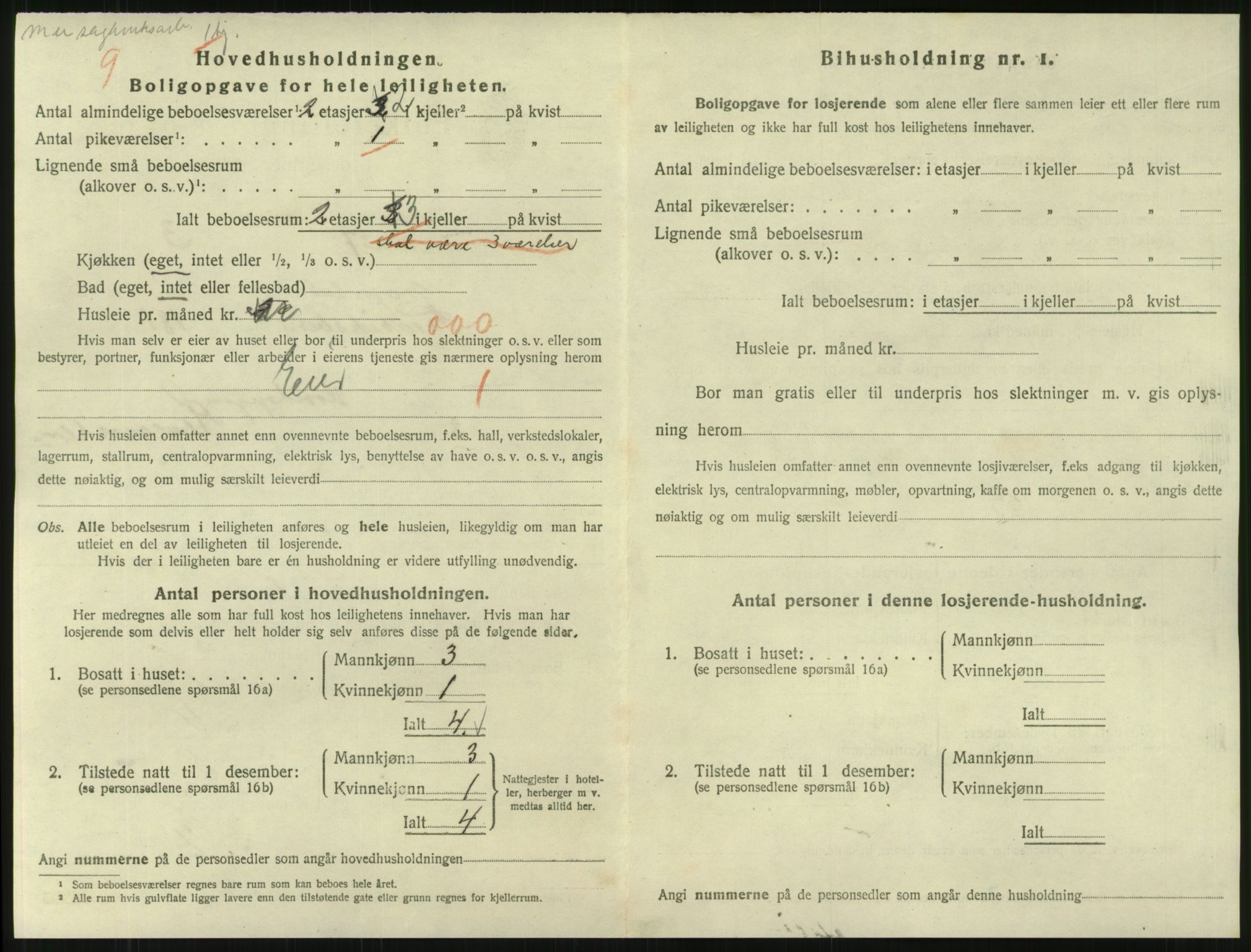 SAT, 1920 census for Namsos, 1920, p. 1758