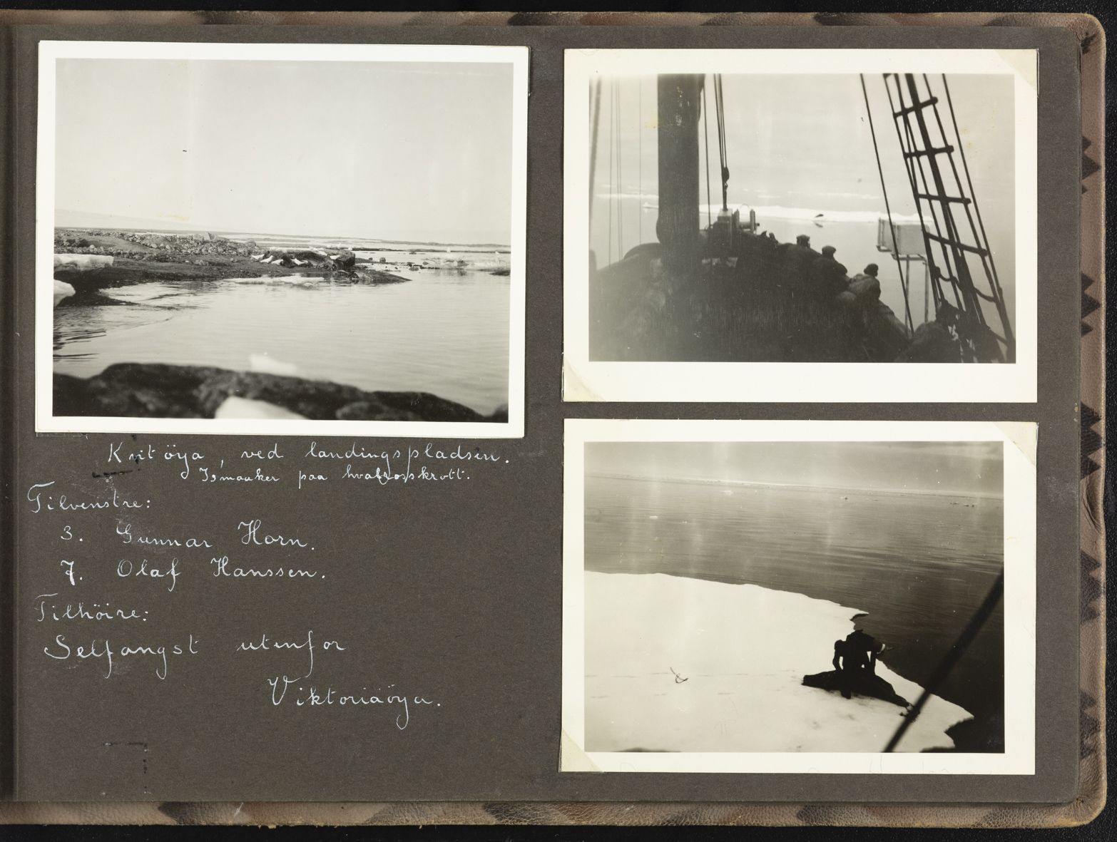 Sørensen, Adolf, AAKS/PA-2238/U/L0002: Fotoalbum fra Bratvaag-ekspedisjonen, 1930, p. 12