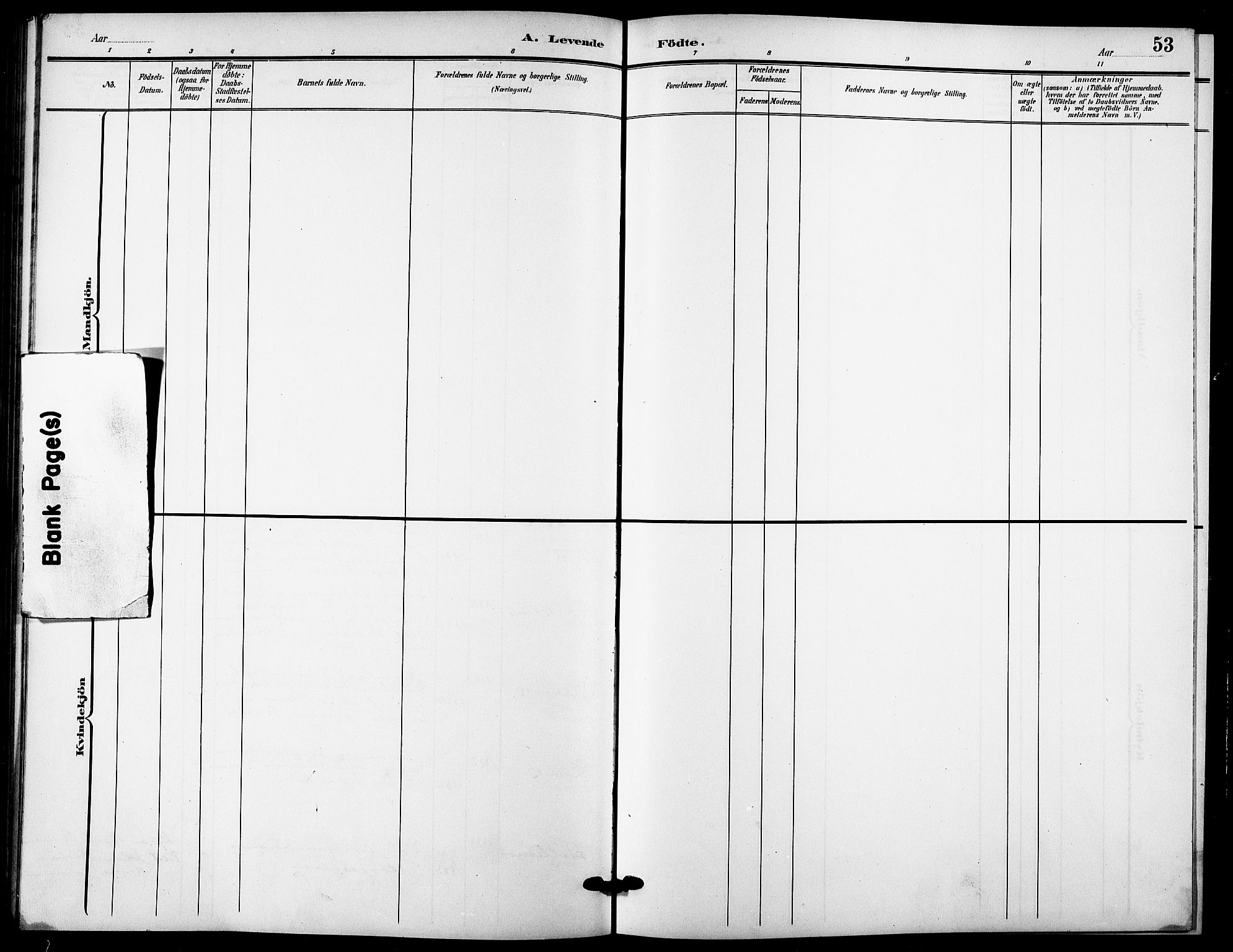 Tranøy sokneprestkontor, SATØ/S-1313/I/Ia/Iab/L0005klokker: Parish register (copy) no. 5, 1902-1919, p. 53