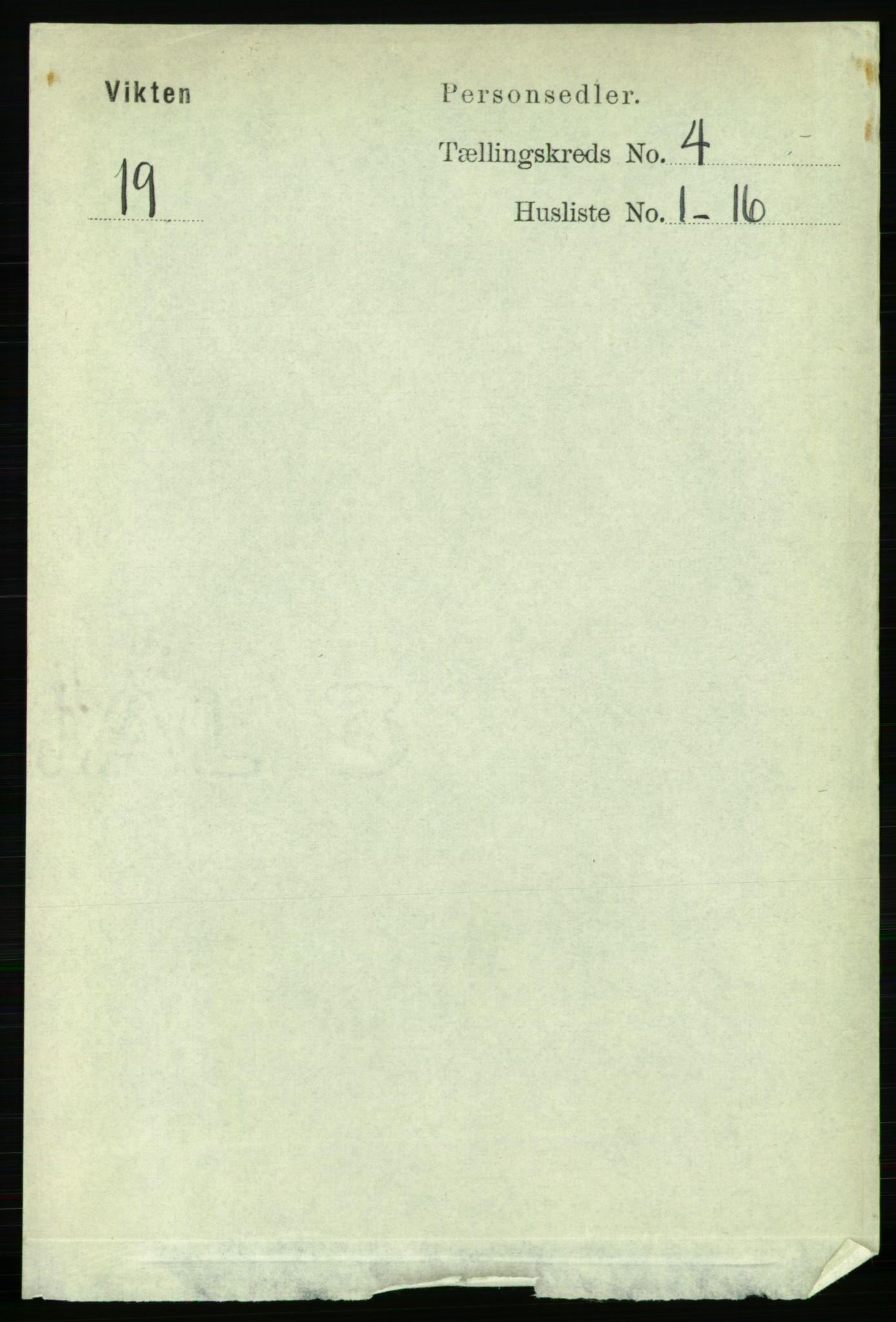 RA, 1891 census for 1750 Vikna, 1891, p. 2305