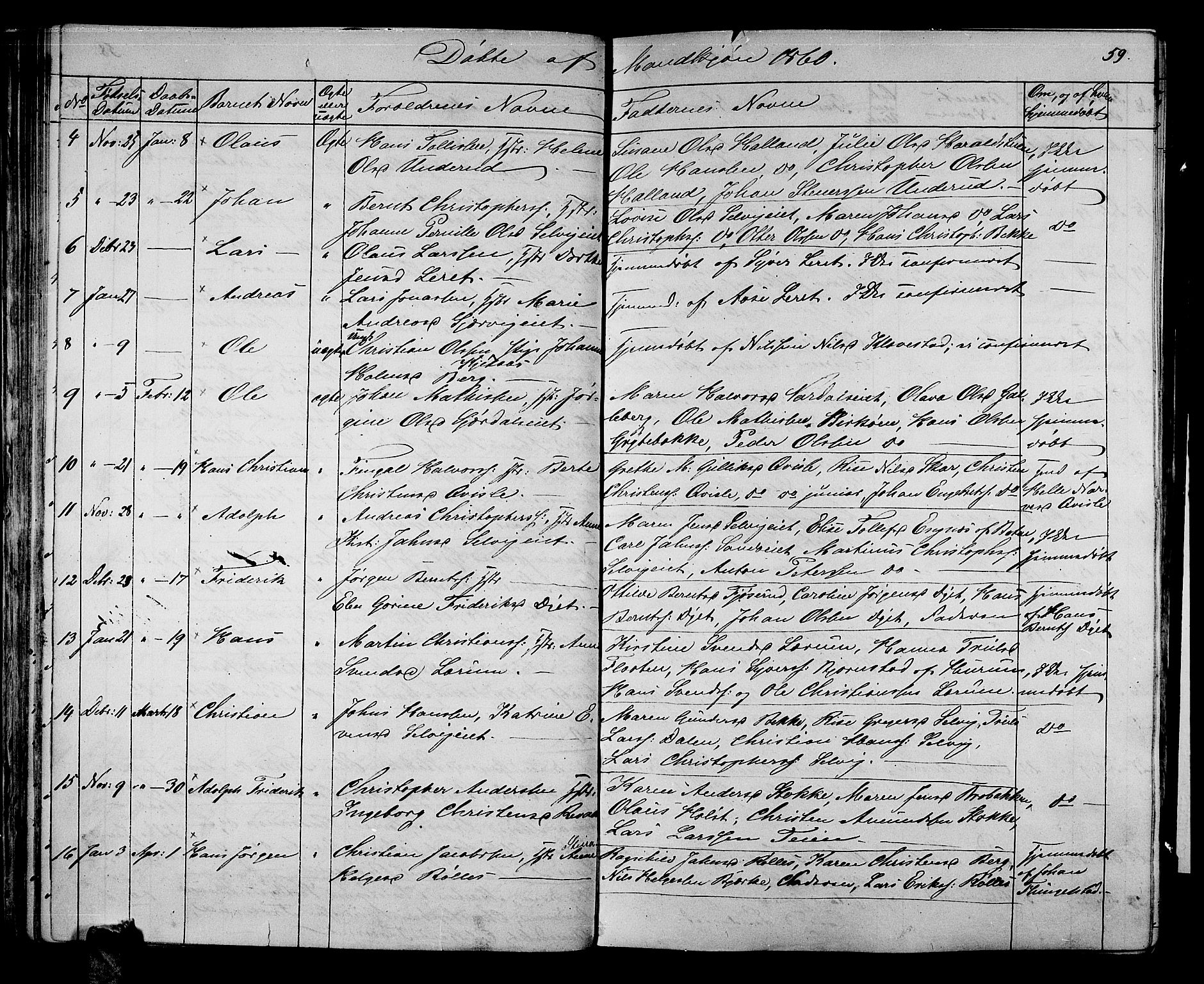 Sande Kirkebøker, AV/SAKO-A-53/G/Ga/L0002: Parish register (copy) no. 2, 1847-1863, p. 59