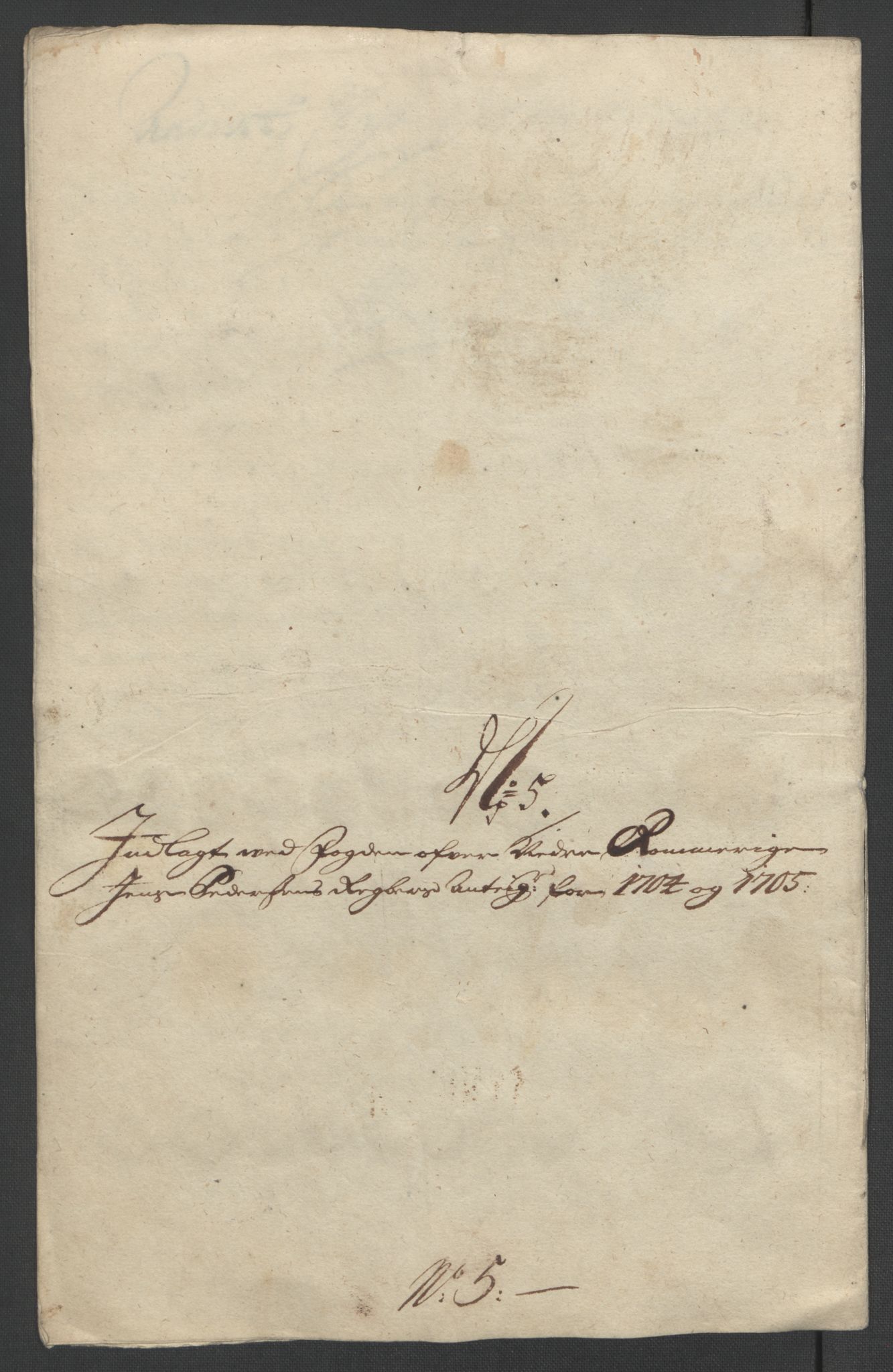 Rentekammeret inntil 1814, Reviderte regnskaper, Fogderegnskap, AV/RA-EA-4092/R11/L0589: Fogderegnskap Nedre Romerike, 1705, p. 331