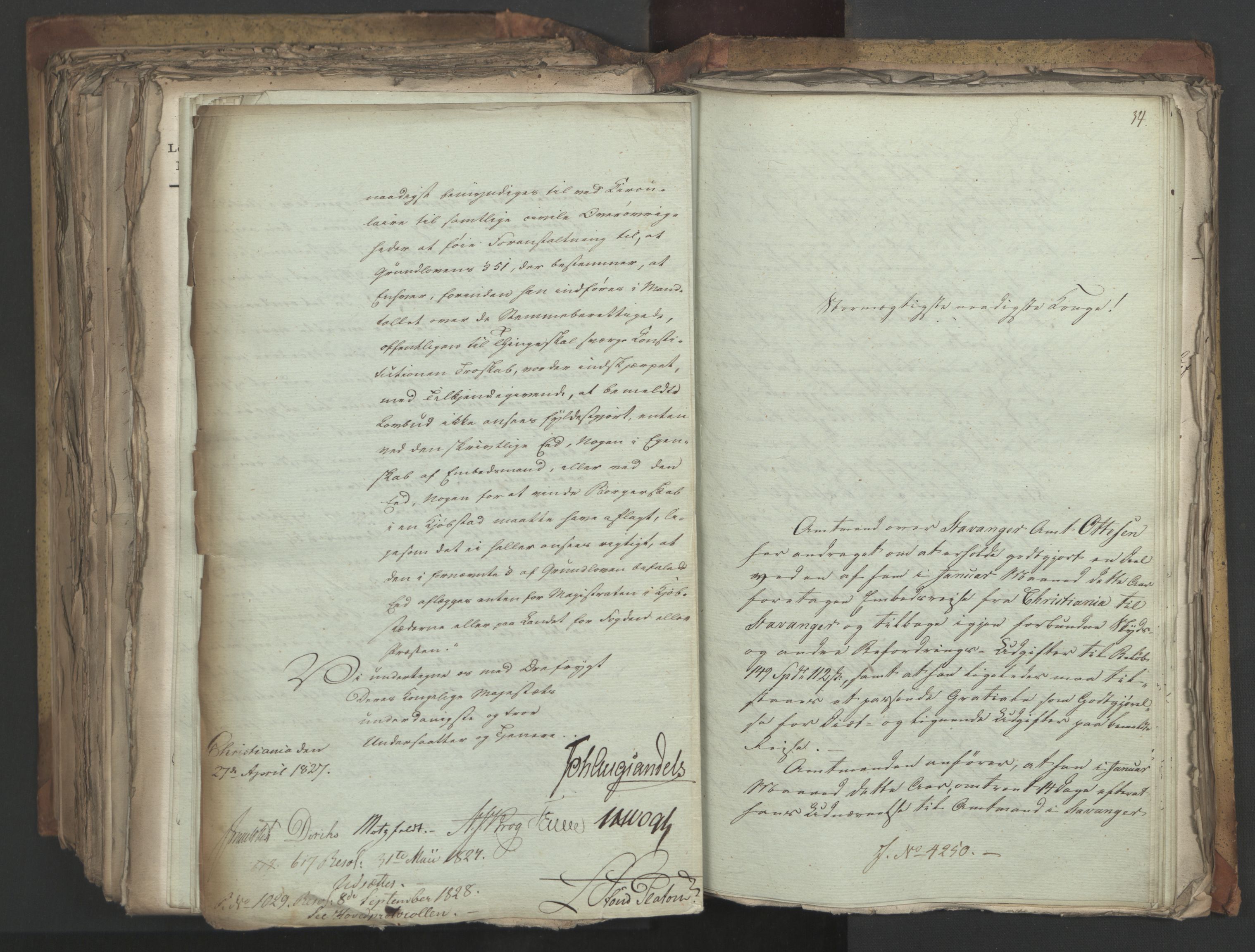 Statsrådsavdelingen i Stockholm, AV/RA-S-1003/D/Da/L0050: Regjeringsinnstillinger nr. 4087-4309, 1826, p. 531