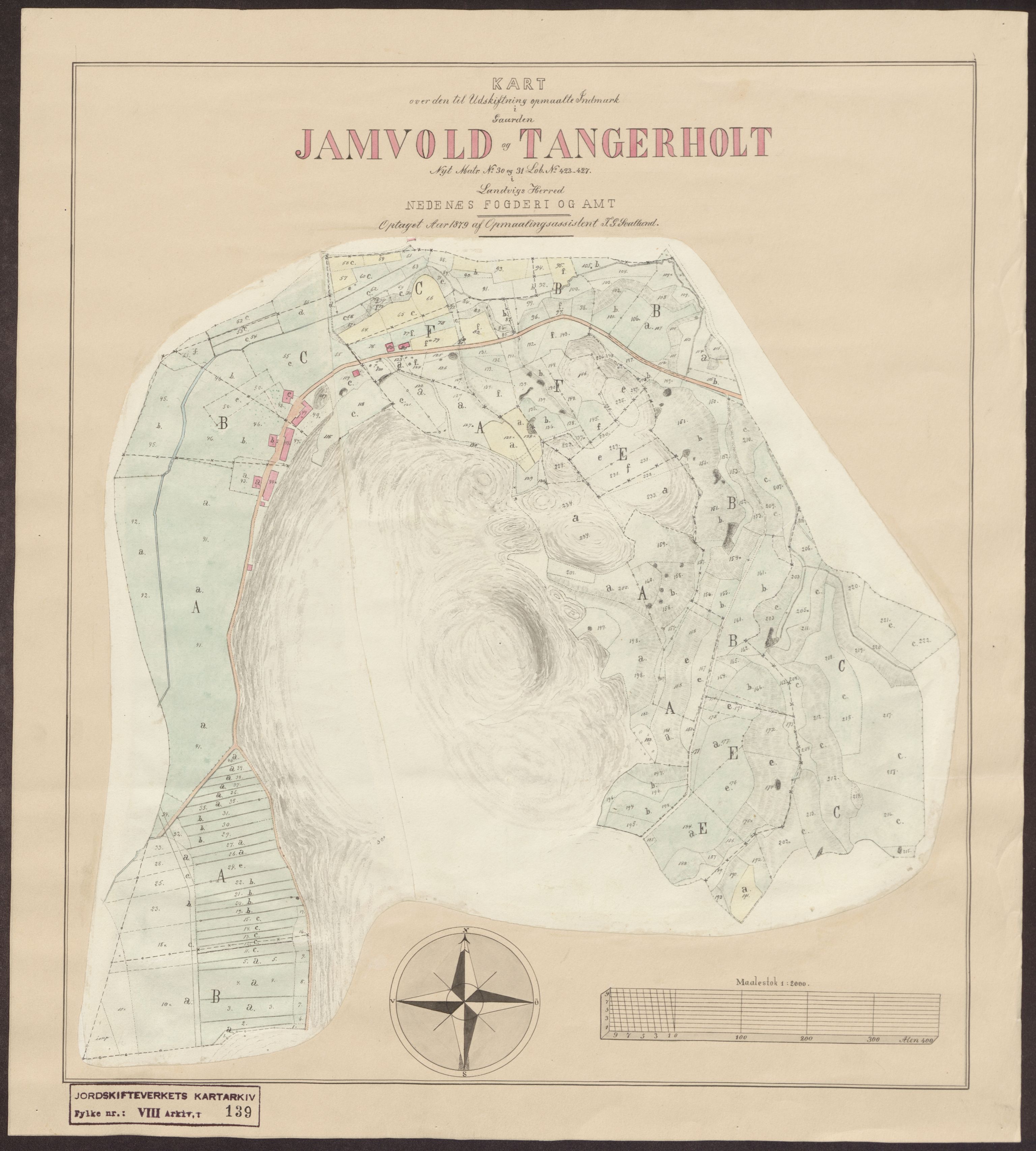 Jordskifteverkets kartarkiv, RA/S-3929/T, 1859-1988, p. 166