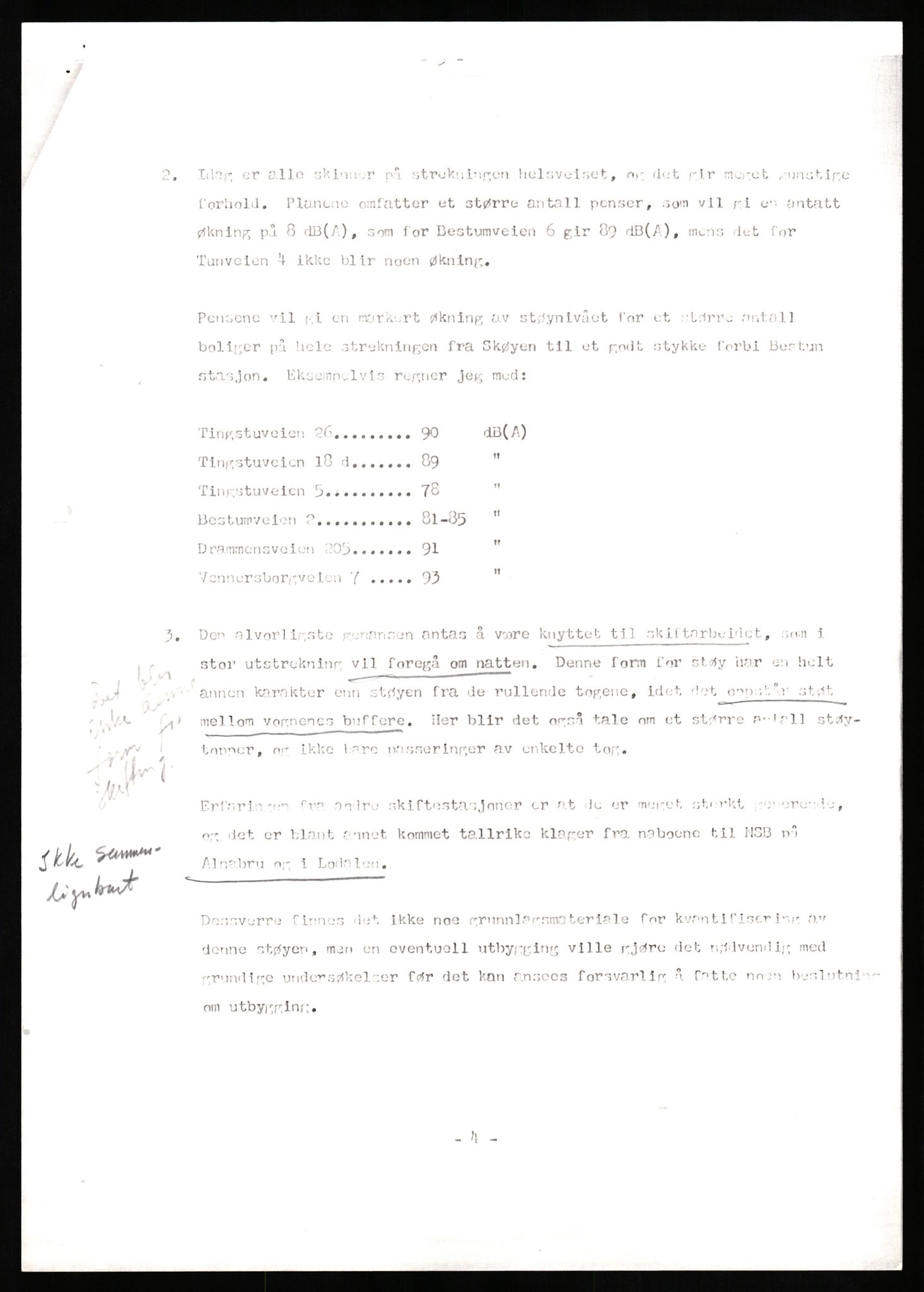 Norges statsbaner, Hovedadministrasjonen, Plankontoret for Oslo S, AV/RA-S-5410/D/L0171: Driftsbanegården. Øvrige driftsbanegårder, 1976-1978, p. 39