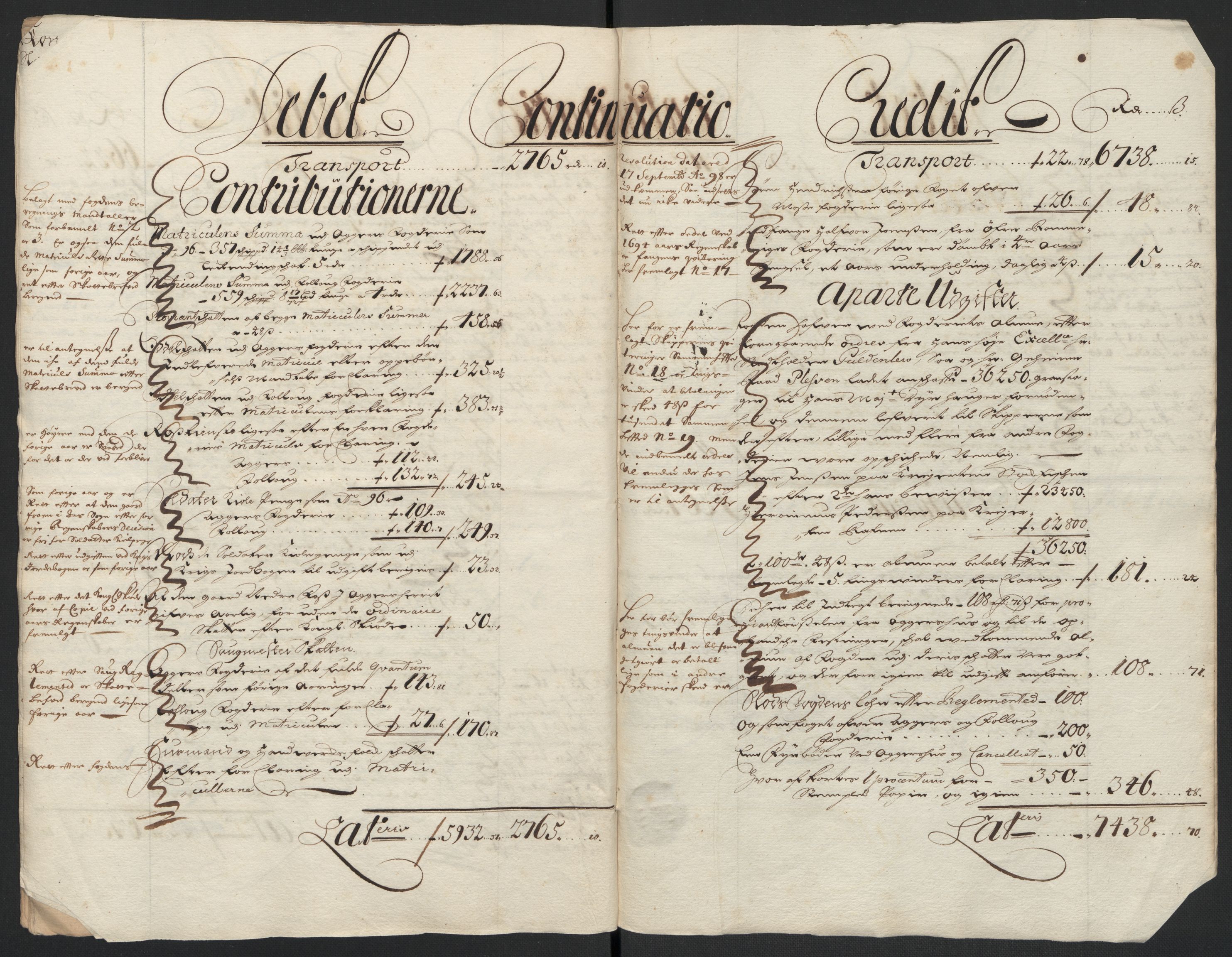 Rentekammeret inntil 1814, Reviderte regnskaper, Fogderegnskap, RA/EA-4092/R10/L0440: Fogderegnskap Aker og Follo, 1696-1697, p. 260