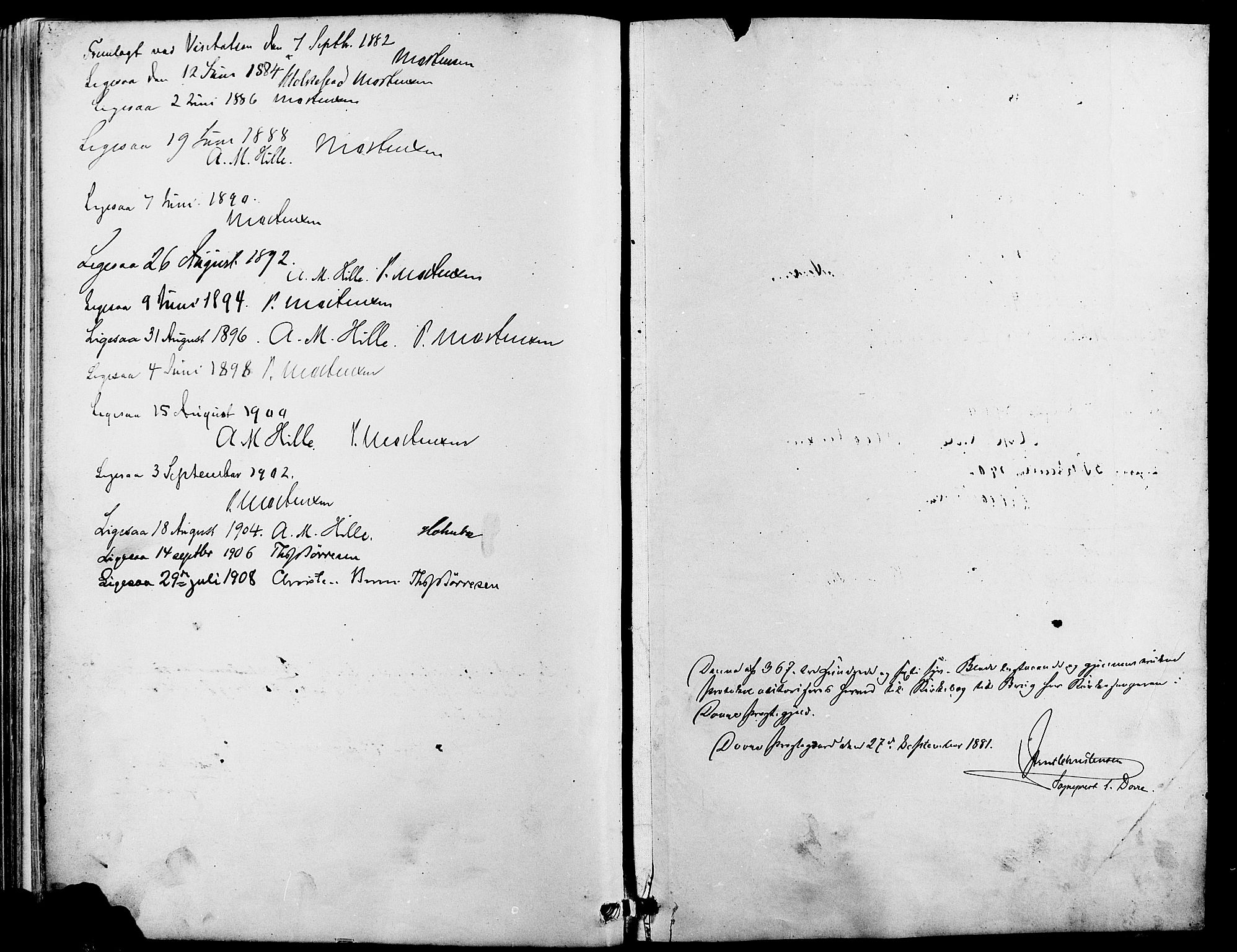 Dovre prestekontor, SAH/PREST-066/H/Ha/Hab/L0002: Parish register (copy) no. 2, 1881-1907