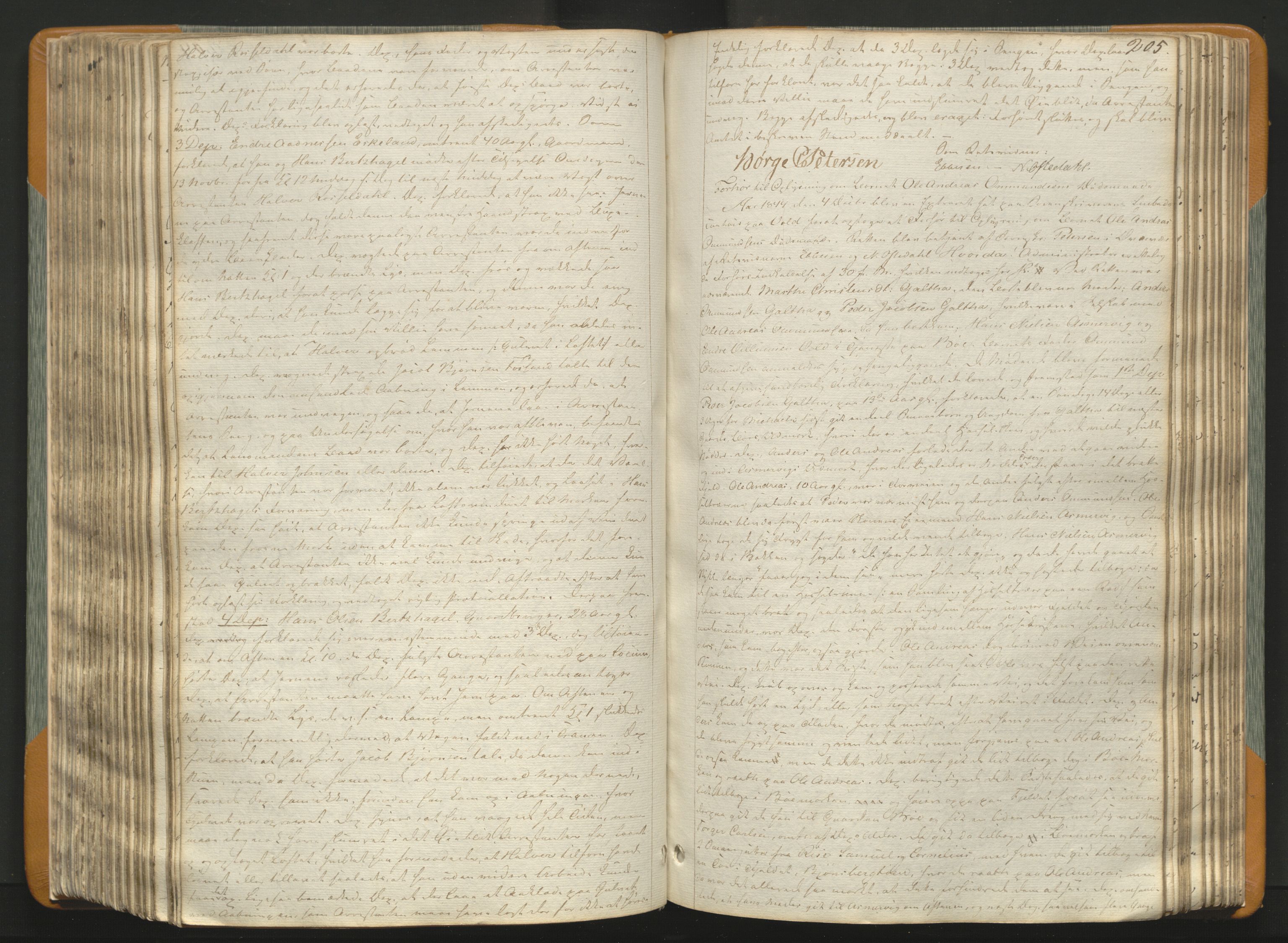 Karmsund sorenskriveri, AV/SAST-A-100311/01/I/IA/IAB/L0004a: TINGBOK, 1841-1852, p. 204b-205a