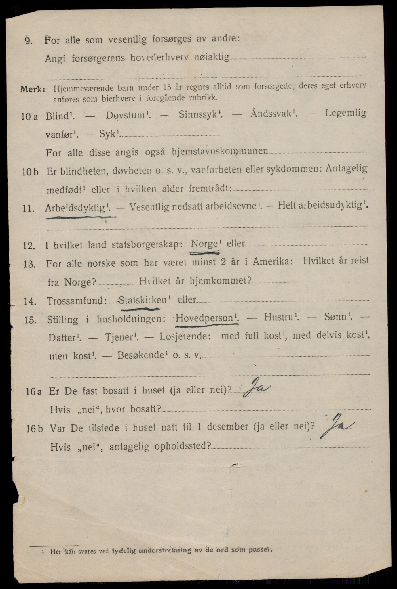 SAT, 1920 census for Trondheim, 1920, p. 81103
