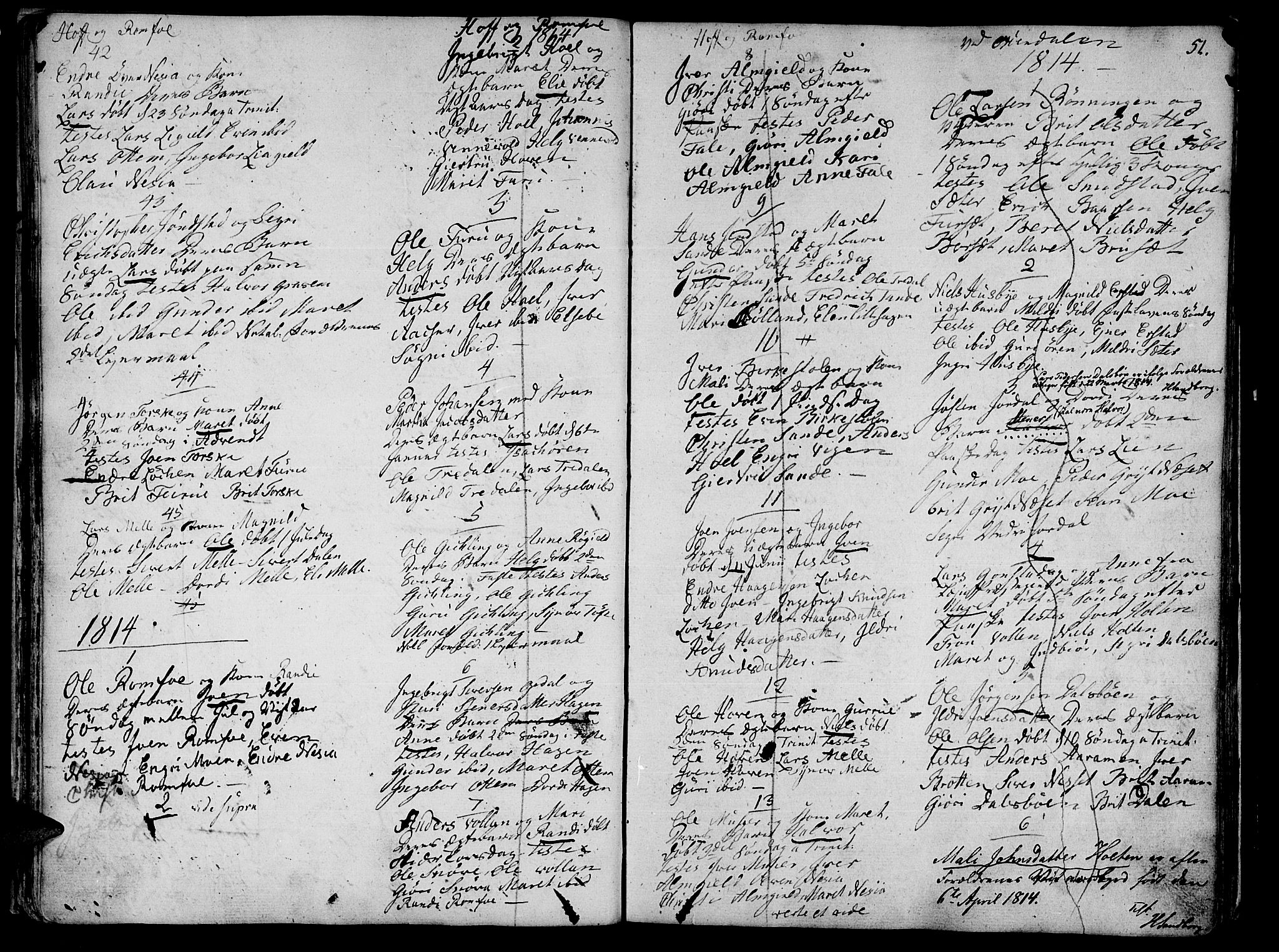 Ministerialprotokoller, klokkerbøker og fødselsregistre - Møre og Romsdal, SAT/A-1454/590/L1008: Parish register (official) no. 590A02, 1794-1820, p. 51