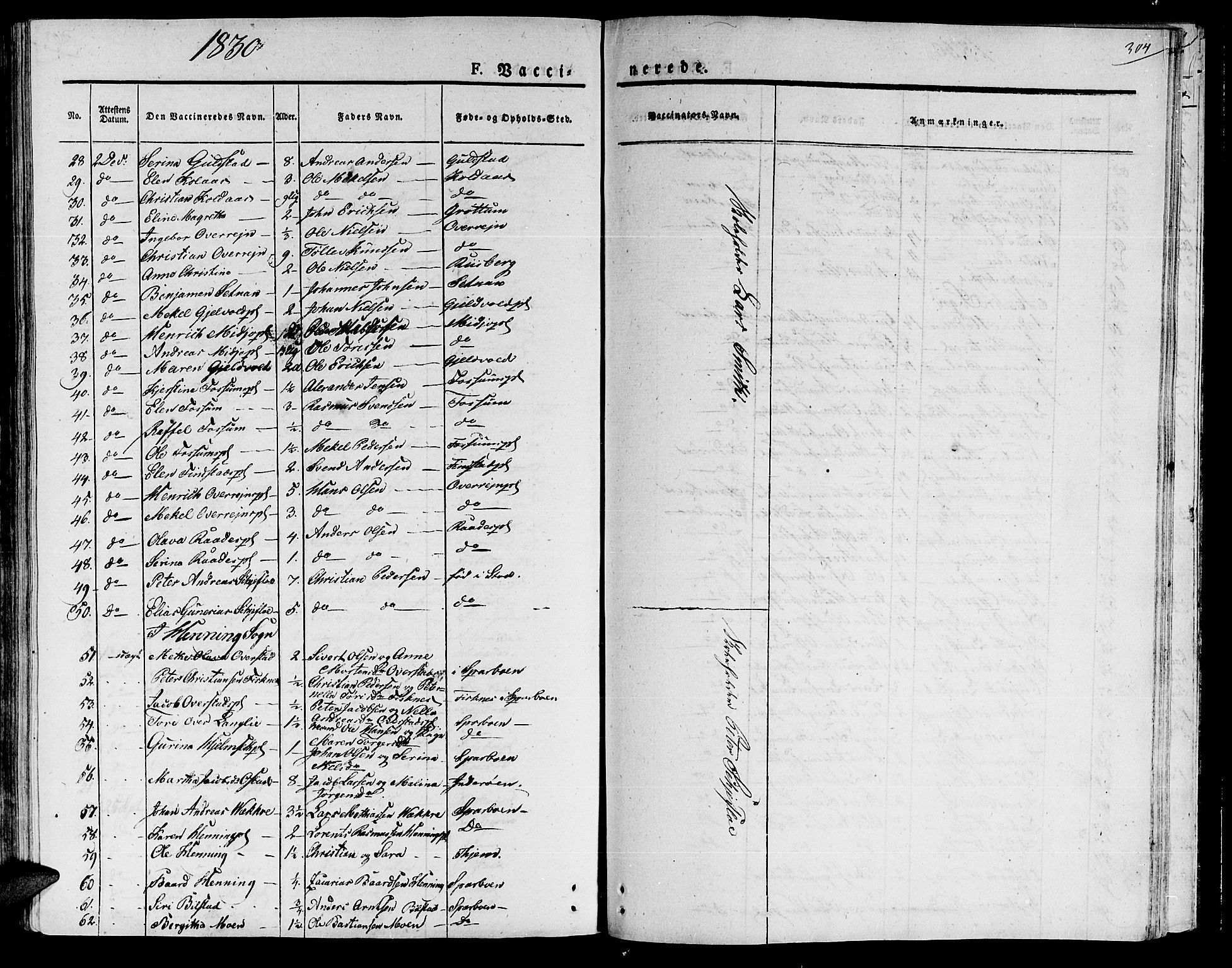 Ministerialprotokoller, klokkerbøker og fødselsregistre - Nord-Trøndelag, AV/SAT-A-1458/735/L0336: Parish register (official) no. 735A05 /1, 1825-1835, p. 304