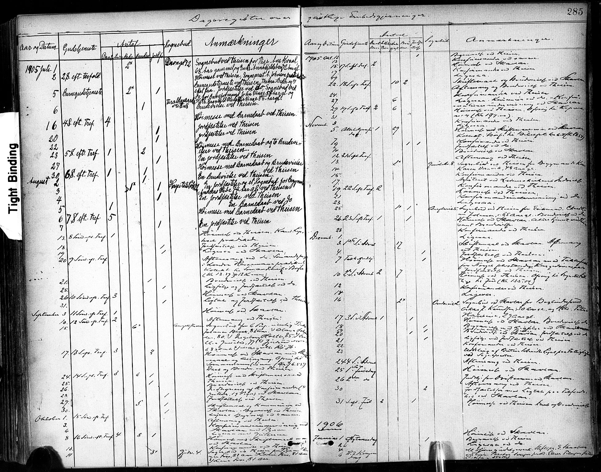 Ministerialprotokoller, klokkerbøker og fødselsregistre - Sør-Trøndelag, SAT/A-1456/602/L0120: Parish register (official) no. 602A18, 1880-1913, p. 285
