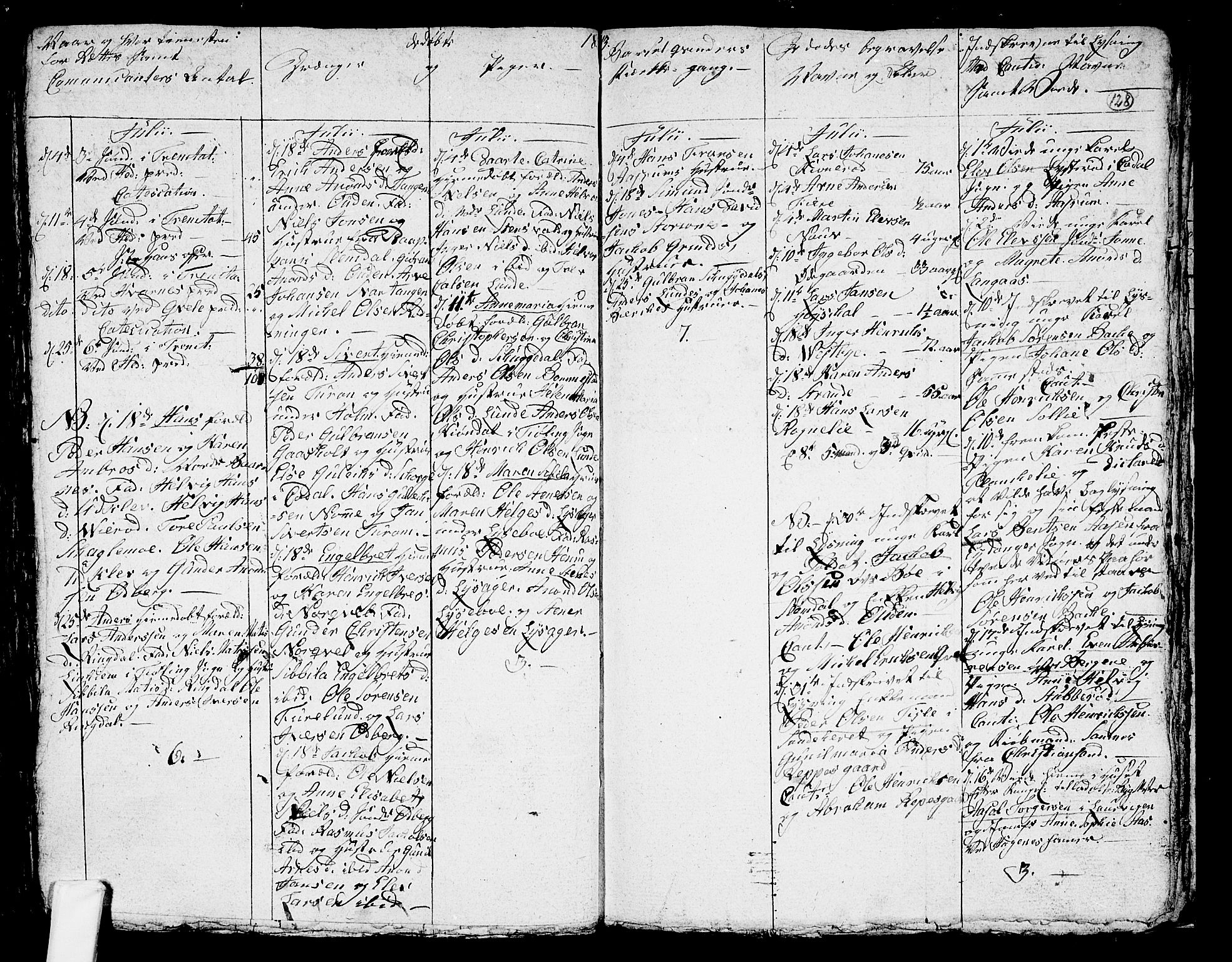 Hedrum kirkebøker, SAKO/A-344/G/Ga/L0002: Parish register (copy) no. I 2, 1803-1817, p. 128