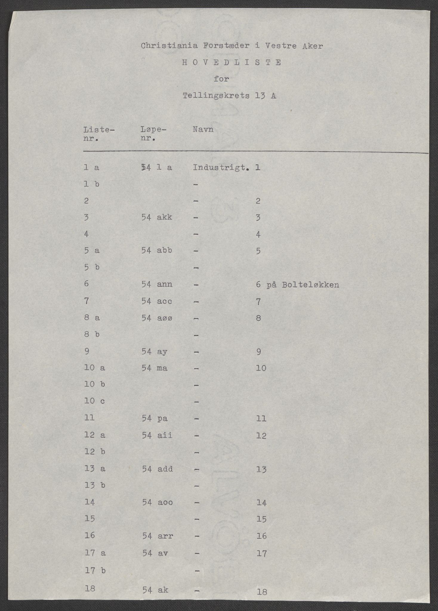 RA, 1875 census for 0218aP Vestre Aker, 1875, p. 133