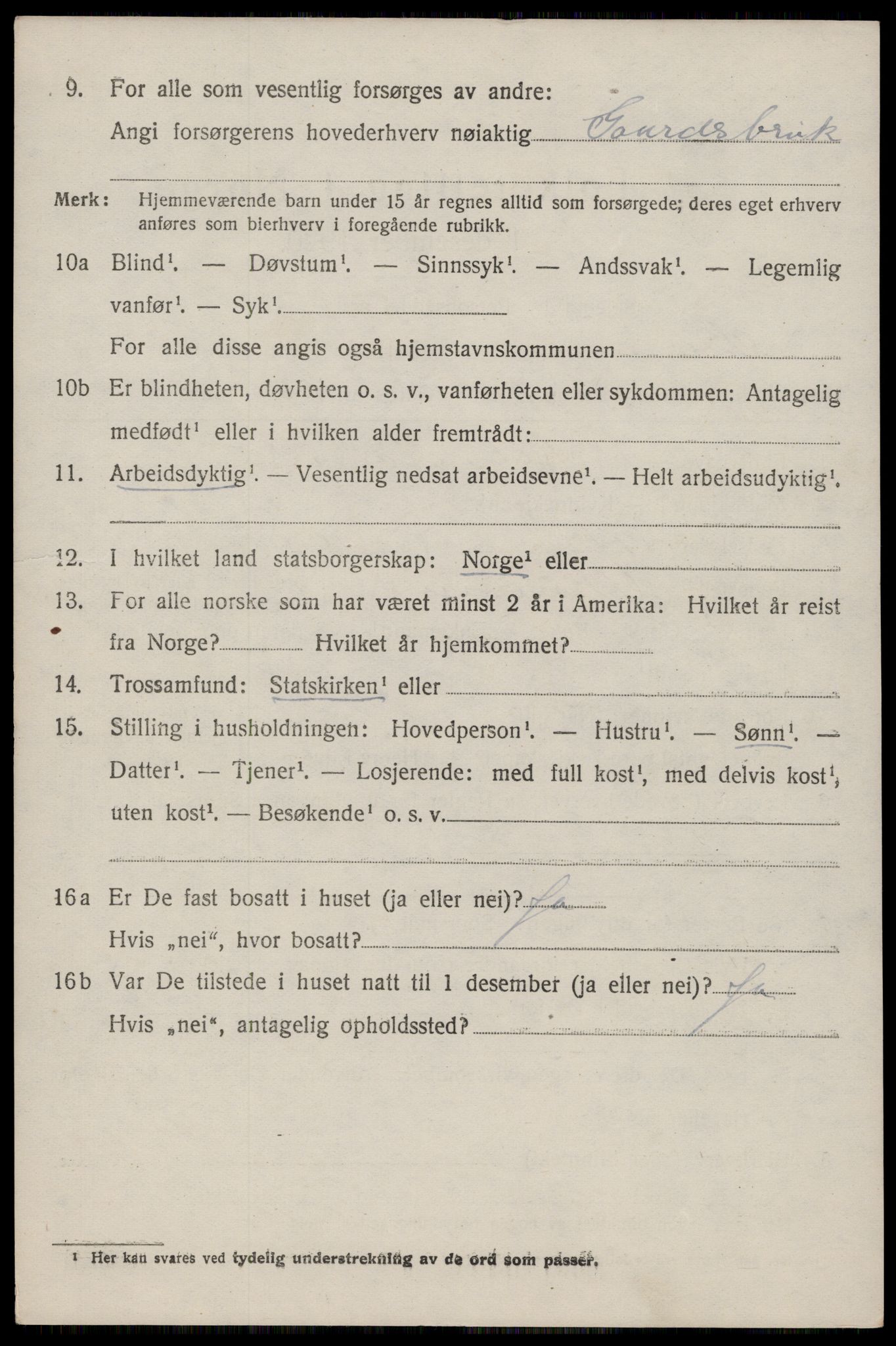 SAST, 1920 census for Skudenes, 1920, p. 3369