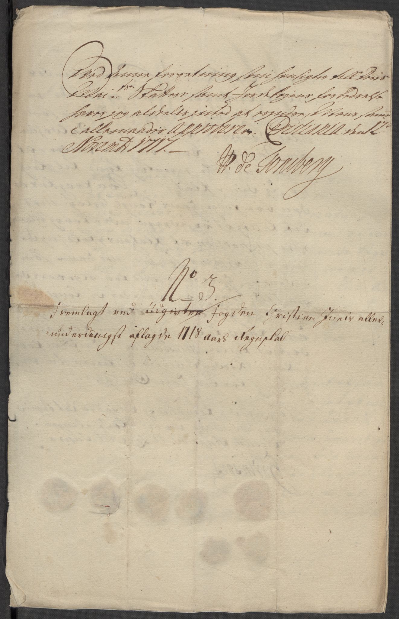 Rentekammeret inntil 1814, Reviderte regnskaper, Fogderegnskap, RA/EA-4092/R13/L0857: Fogderegnskap Solør, Odal og Østerdal, 1718, p. 115