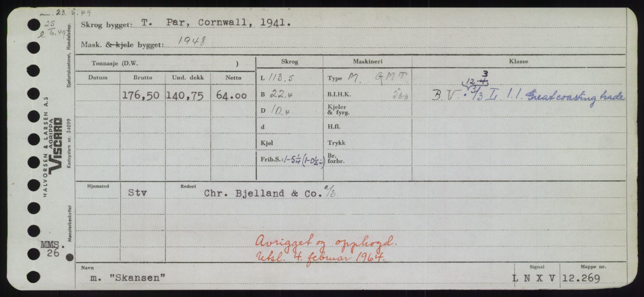 Sjøfartsdirektoratet med forløpere, Skipsmålingen, RA/S-1627/H/Hd/L0034: Fartøy, Sk-Slå, p. 55