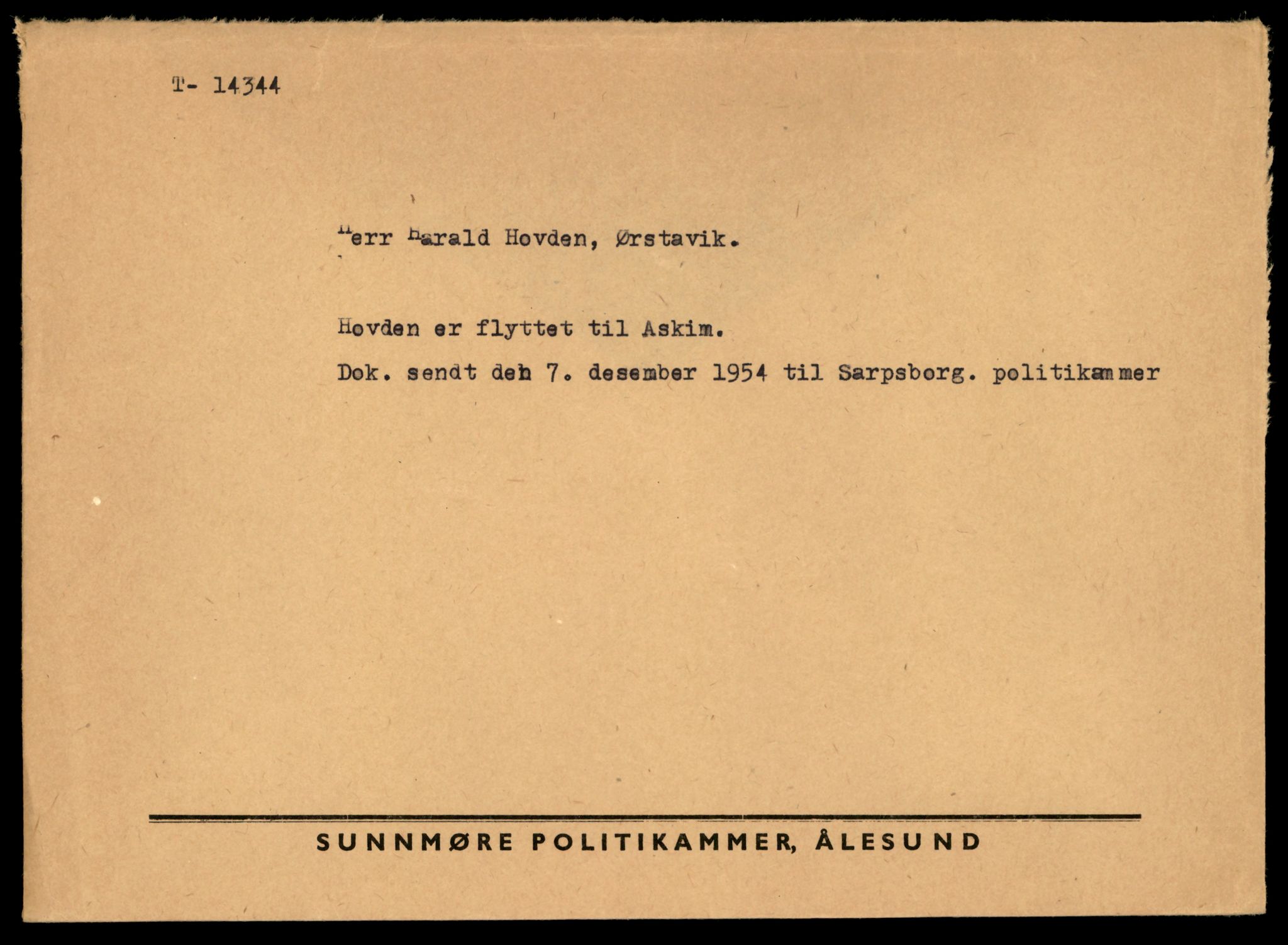 Møre og Romsdal vegkontor - Ålesund trafikkstasjon, AV/SAT-A-4099/F/Fe/L0045: Registreringskort for kjøretøy T 14320 - T 14444, 1927-1998, p. 601