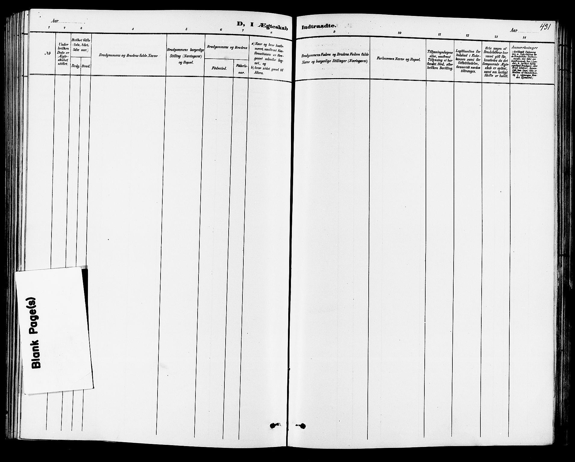 Norderhov kirkebøker, SAKO/A-237/G/Ga/L0008: Parish register (copy) no. I 8, 1887-1912, p. 431