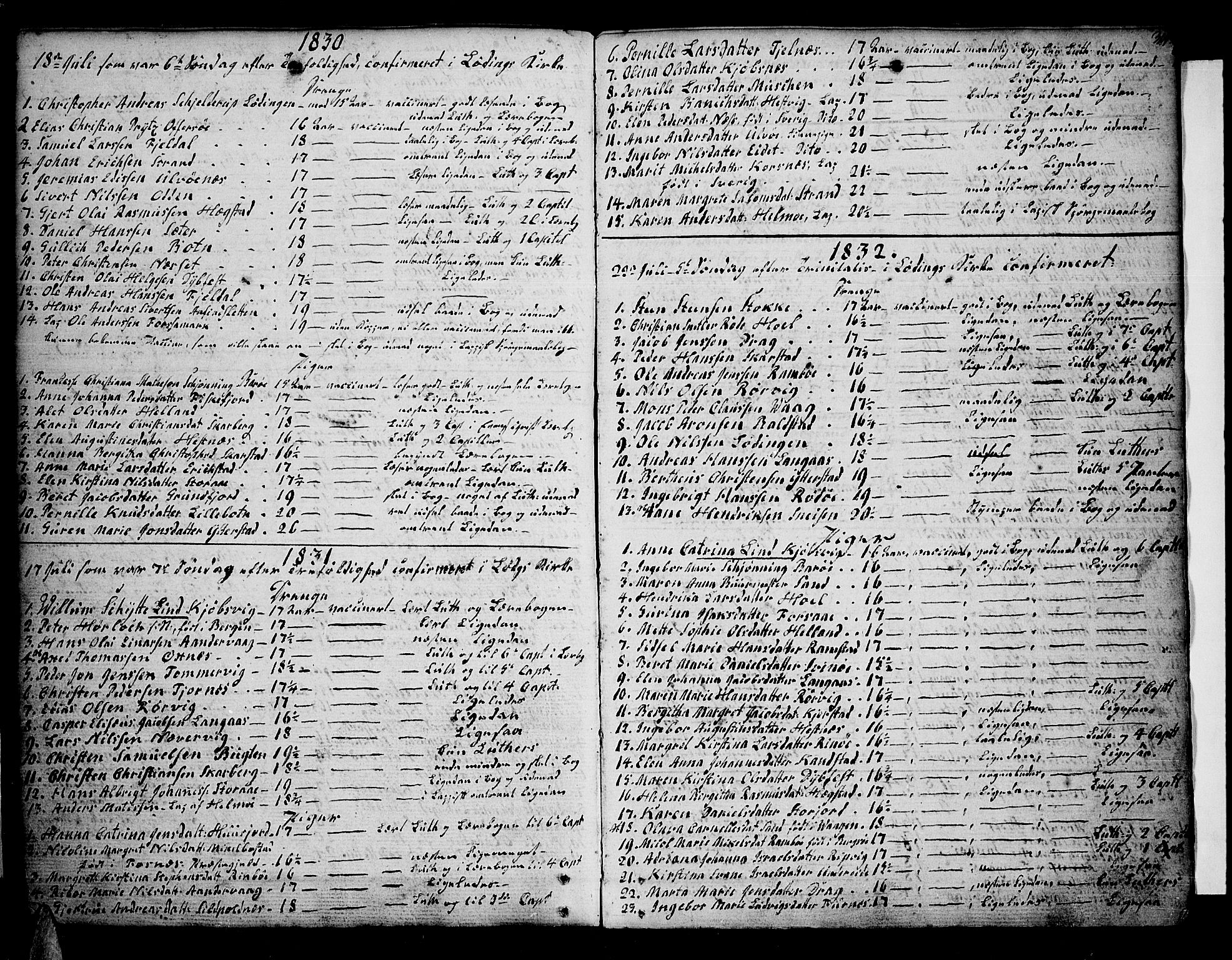 Ministerialprotokoller, klokkerbøker og fødselsregistre - Nordland, SAT/A-1459/872/L1032: Parish register (official) no. 872A07, 1787-1840, p. 314