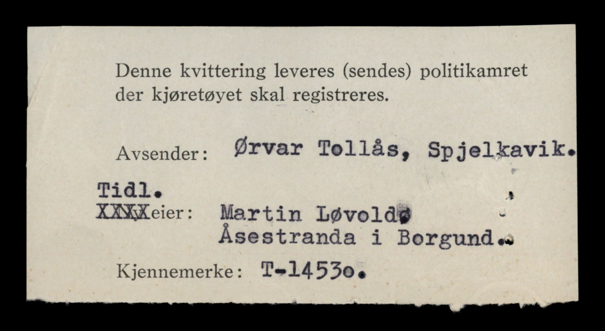 Møre og Romsdal vegkontor - Ålesund trafikkstasjon, AV/SAT-A-4099/F/Fe/L0046: Registreringskort for kjøretøy T 14445 - T 14579, 1927-1998