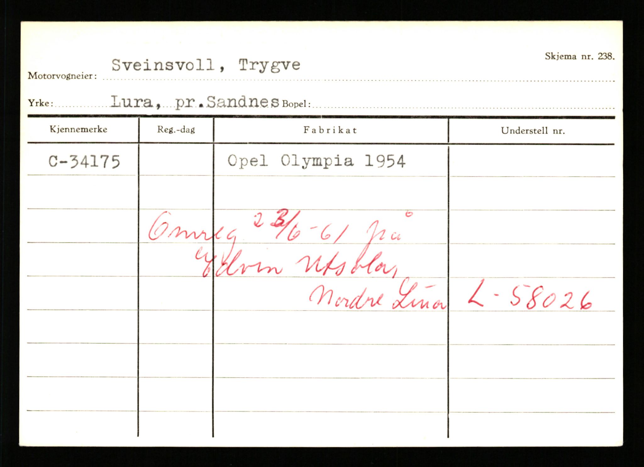 Stavanger trafikkstasjon, AV/SAST-A-101942/0/G/L0005: Registreringsnummer: 23000 - 34245, 1930-1971, p. 3472
