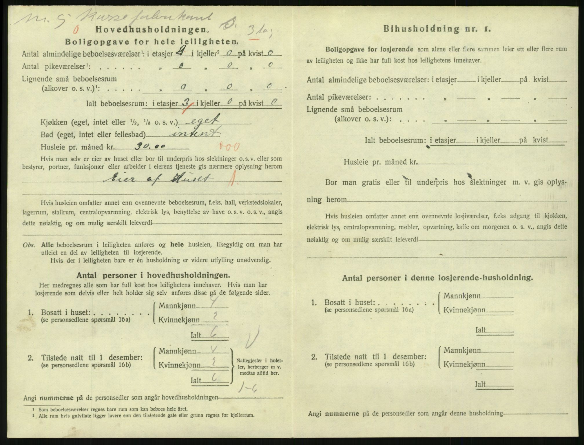 SAKO, 1920 census for Larvik, 1920, p. 7077