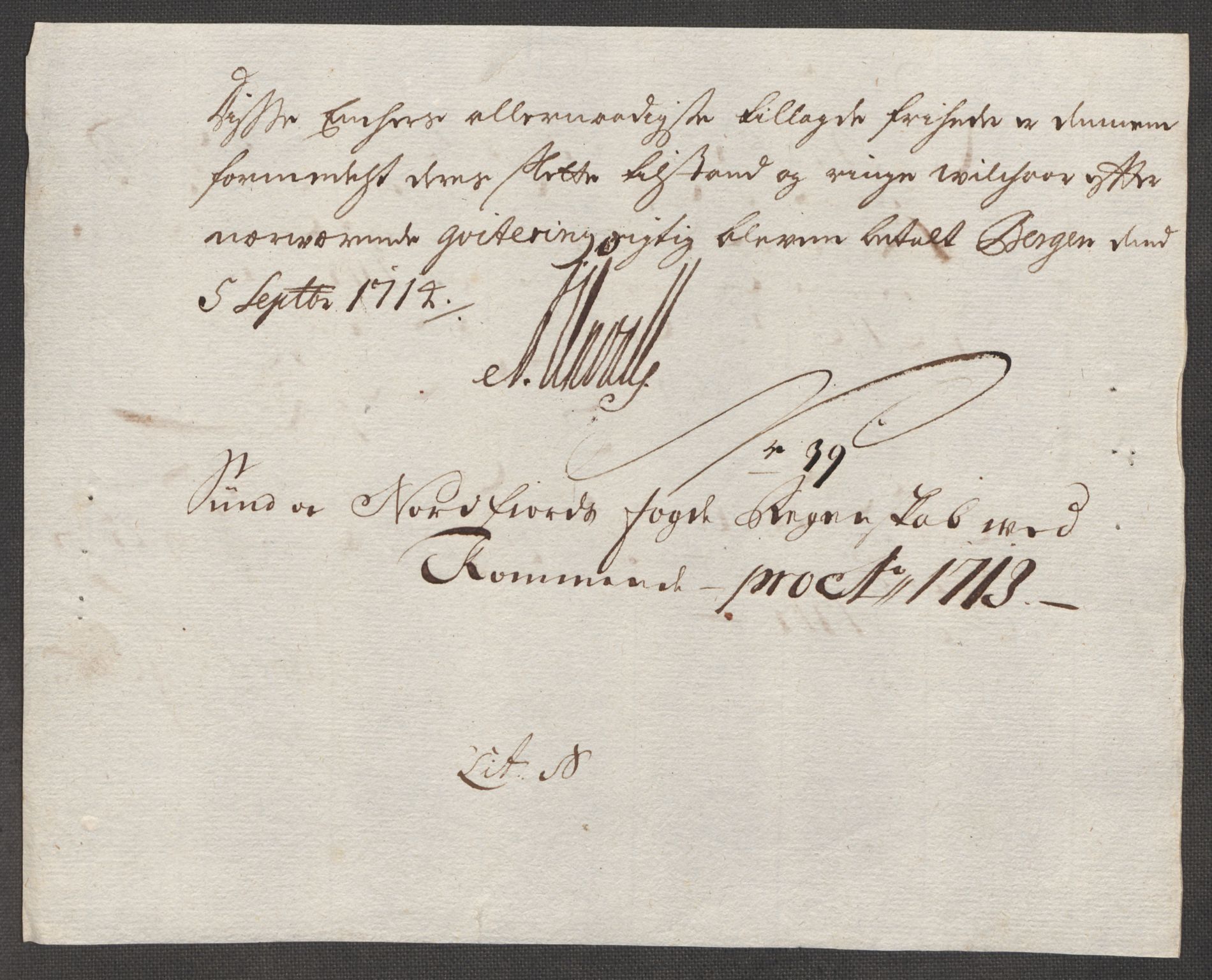 Rentekammeret inntil 1814, Reviderte regnskaper, Fogderegnskap, AV/RA-EA-4092/R53/L3437: Fogderegnskap Sunn- og Nordfjord, 1713, p. 357