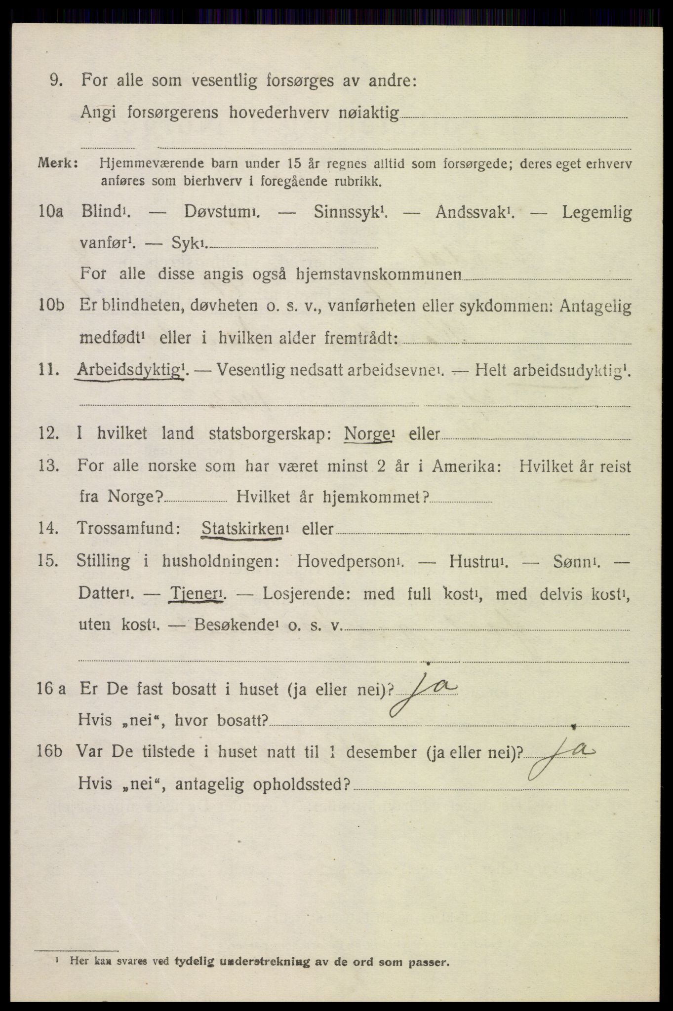 SAH, 1920 census for Vardal, 1920, p. 5918