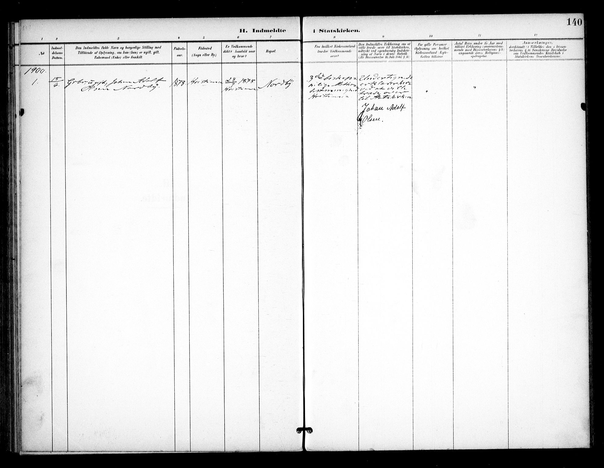 Ås prestekontor Kirkebøker, AV/SAO-A-10894/F/Fb/L0002: Parish register (official) no. II 2, 1895-1916, p. 140