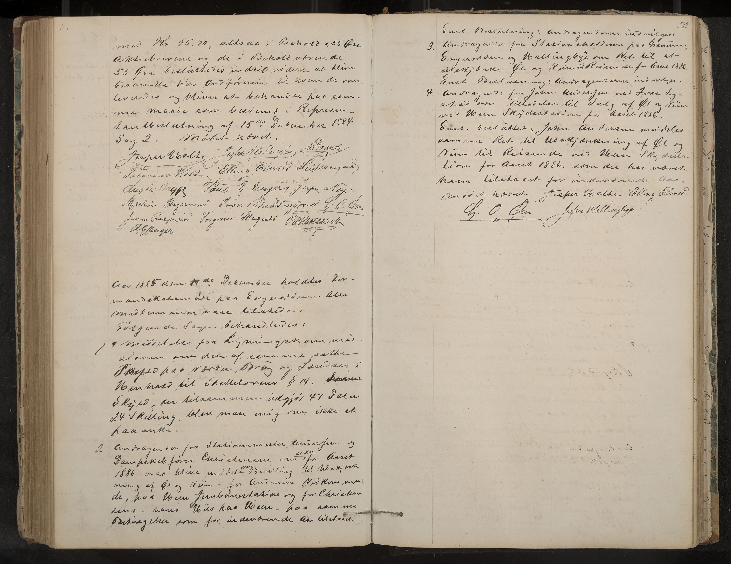 Ådal formannskap og sentraladministrasjon, IKAK/0614021/A/Aa/L0001: Møtebok, 1858-1891, p. 232