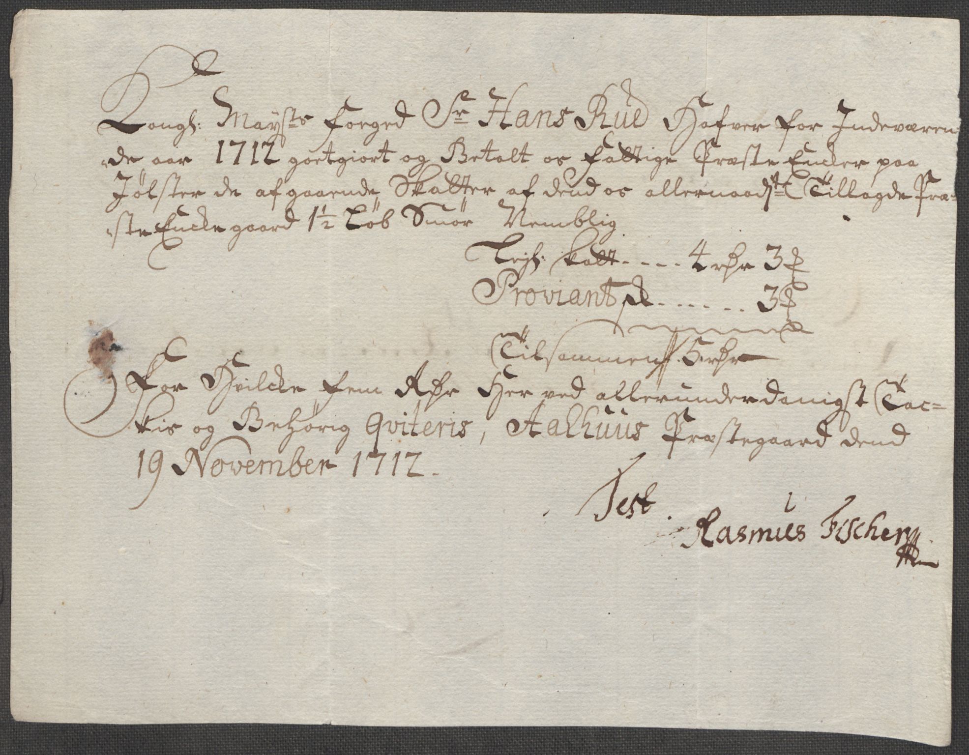 Rentekammeret inntil 1814, Reviderte regnskaper, Fogderegnskap, AV/RA-EA-4092/R53/L3435: Fogderegnskap Sunn- og Nordfjord, 1712, p. 249