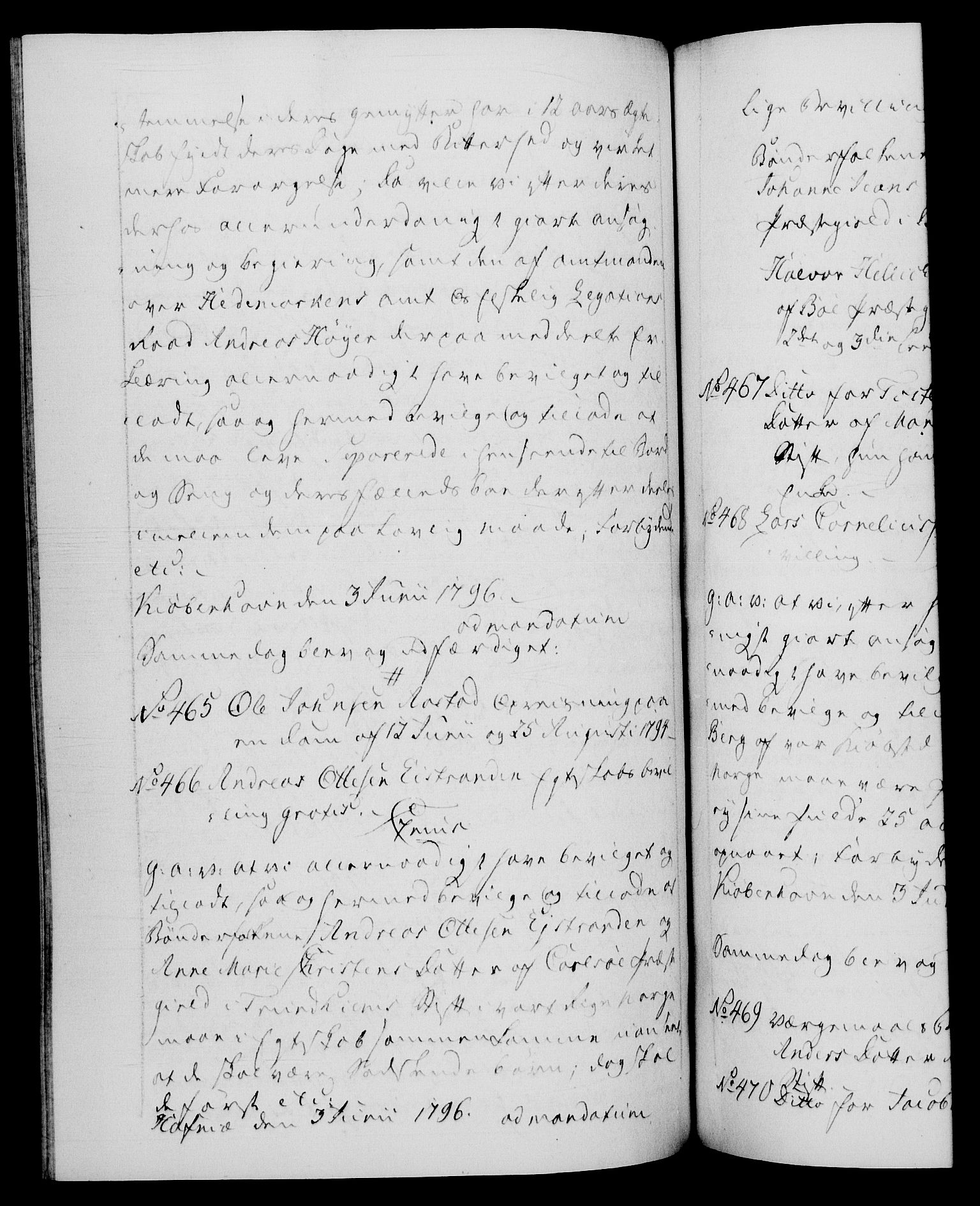 Danske Kanselli 1572-1799, RA/EA-3023/F/Fc/Fca/Fcaa/L0056: Norske registre, 1795-1796, p. 765b