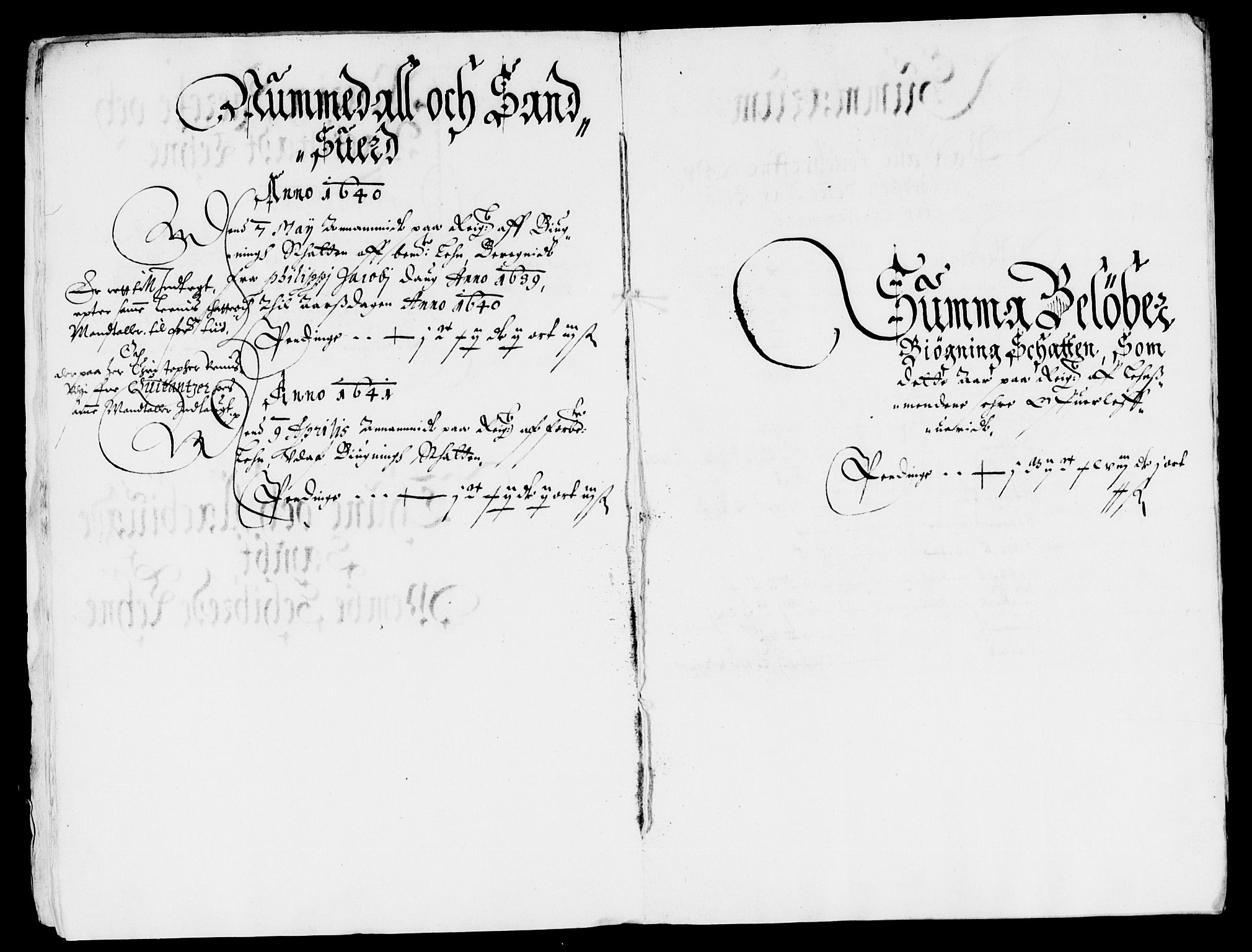 Rentekammeret inntil 1814, Reviderte regnskaper, Lensregnskaper, AV/RA-EA-5023/R/Rb/Rba/L0154: Akershus len, 1639-1641