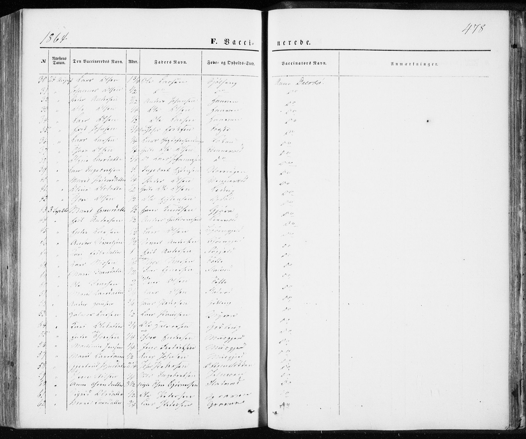 Ministerialprotokoller, klokkerbøker og fødselsregistre - Møre og Romsdal, AV/SAT-A-1454/590/L1013: Parish register (official) no. 590A05, 1847-1877, p. 478