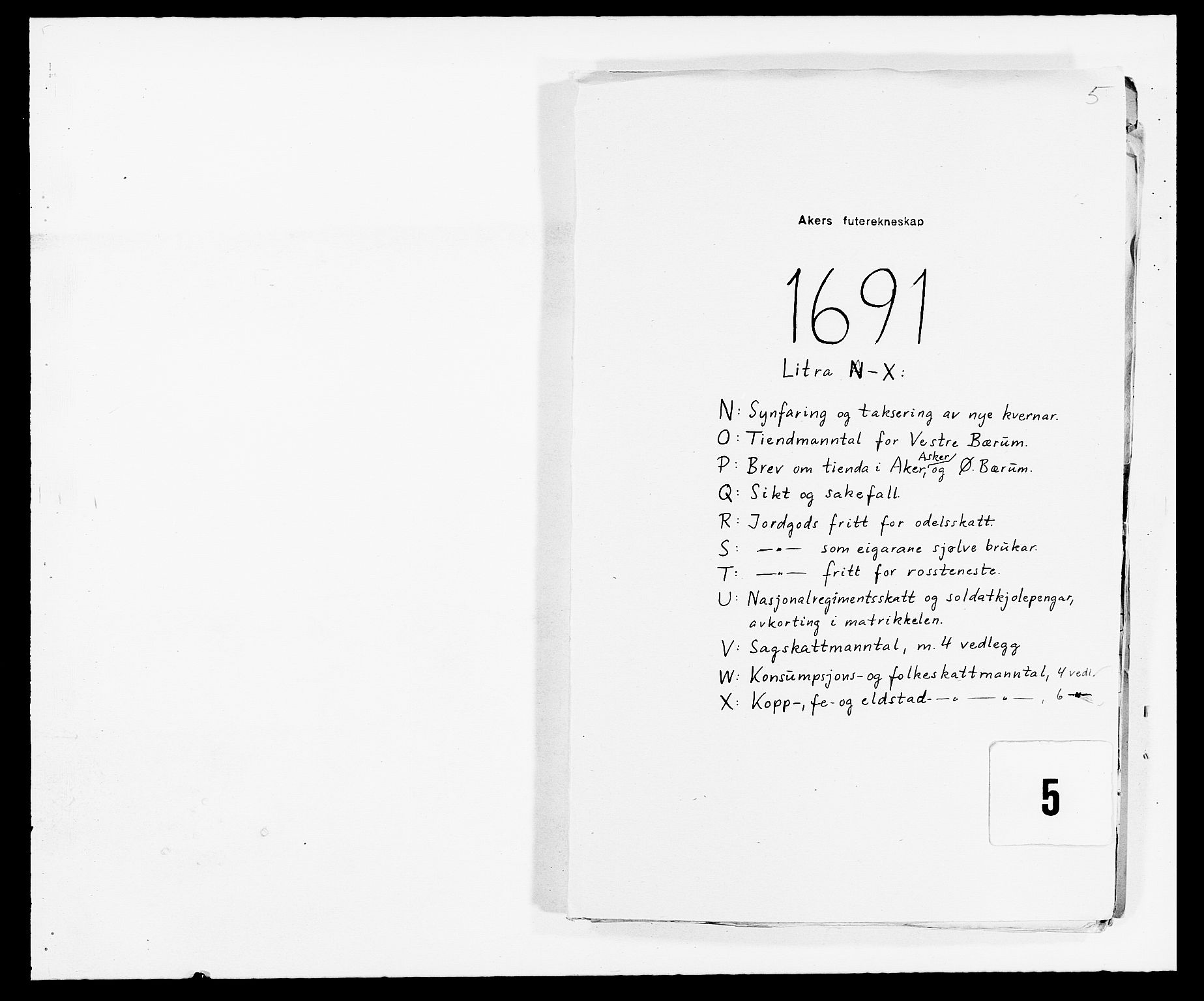 Rentekammeret inntil 1814, Reviderte regnskaper, Fogderegnskap, RA/EA-4092/R08/L0423: Fogderegnskap Aker, 1687-1689, p. 261
