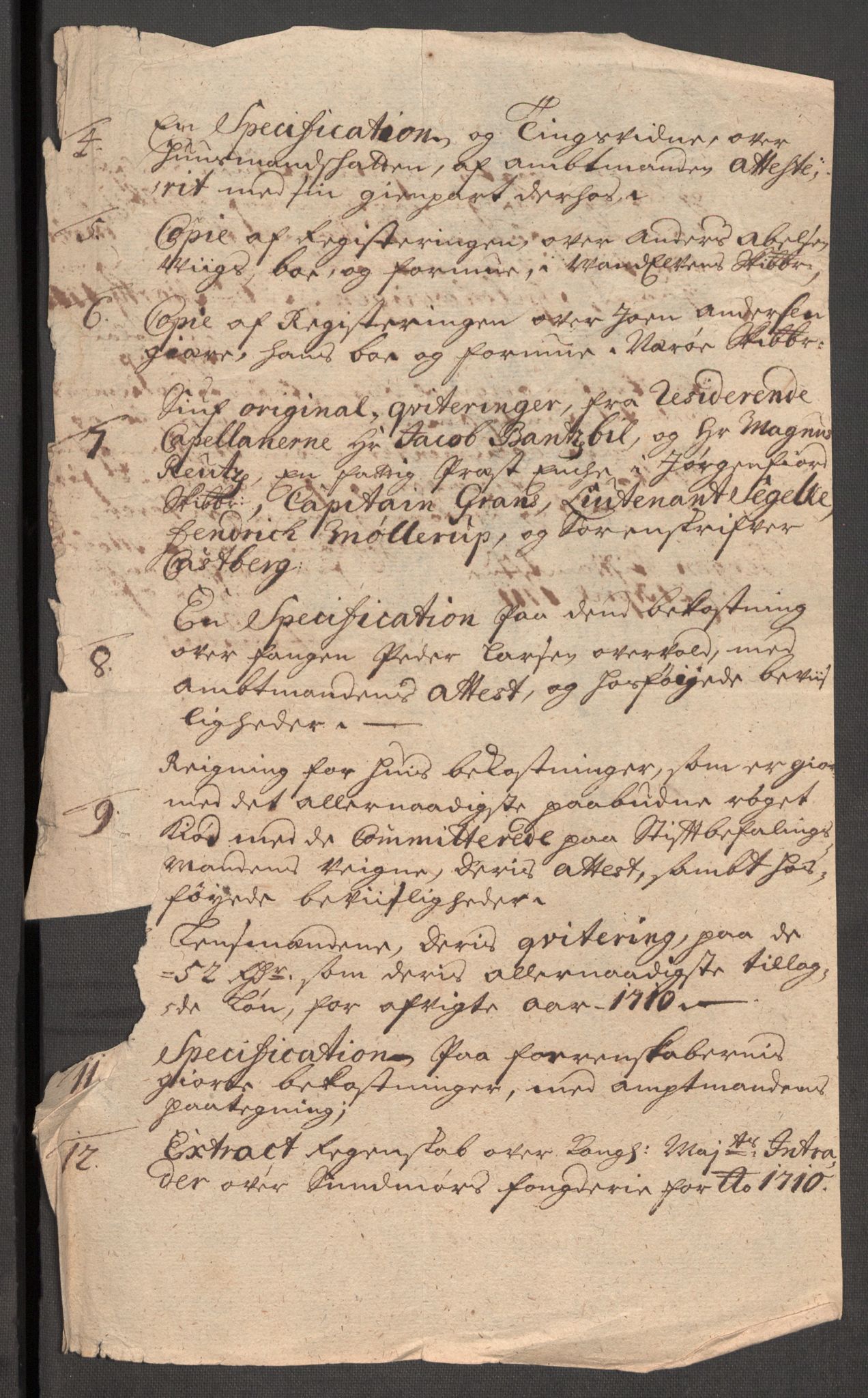 Rentekammeret inntil 1814, Reviderte regnskaper, Fogderegnskap, RA/EA-4092/R54/L3563: Fogderegnskap Sunnmøre, 1710, p. 31