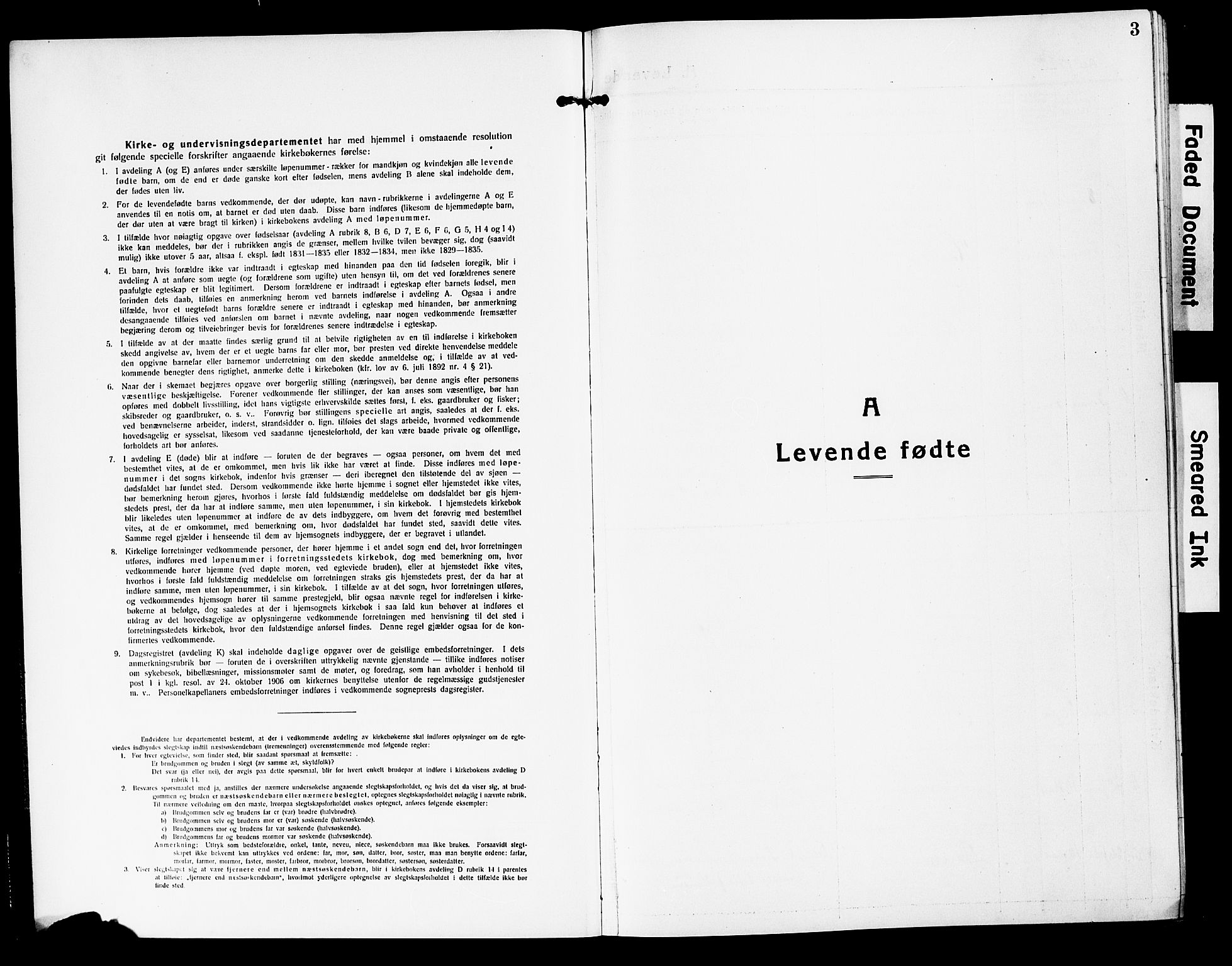 Mandal sokneprestkontor, SAK/1111-0030/F/Fb/Fbc/L0001: Parish register (copy) no. B 1, 1918-1931, p. 3