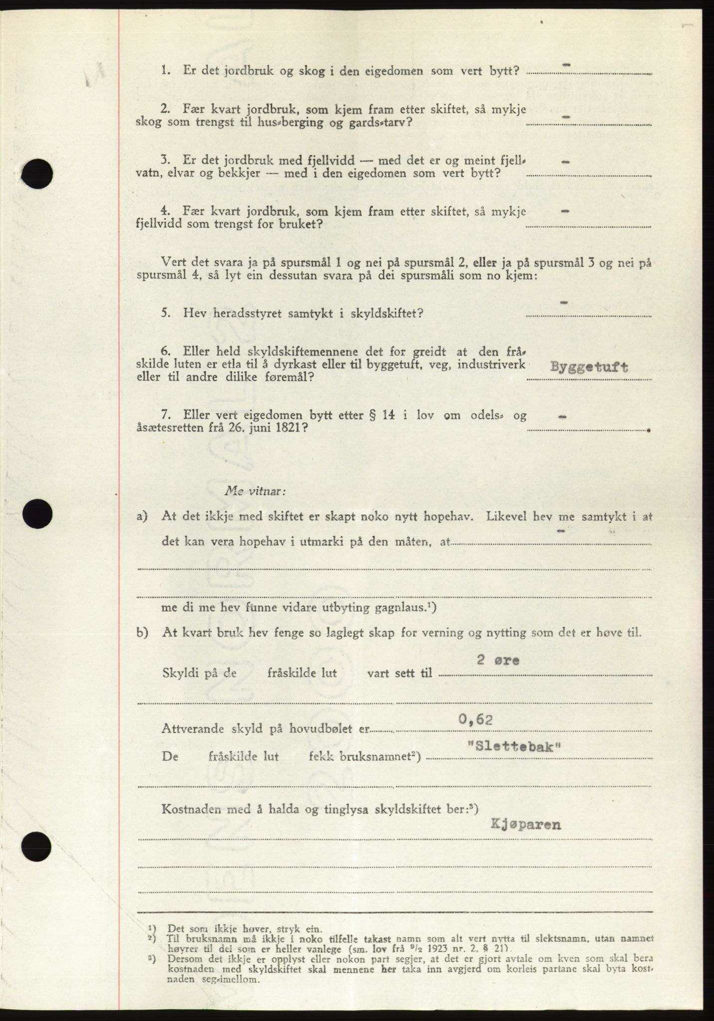 Søre Sunnmøre sorenskriveri, AV/SAT-A-4122/1/2/2C/L0081: Mortgage book no. 7A, 1947-1948, Diary no: : 5/1948